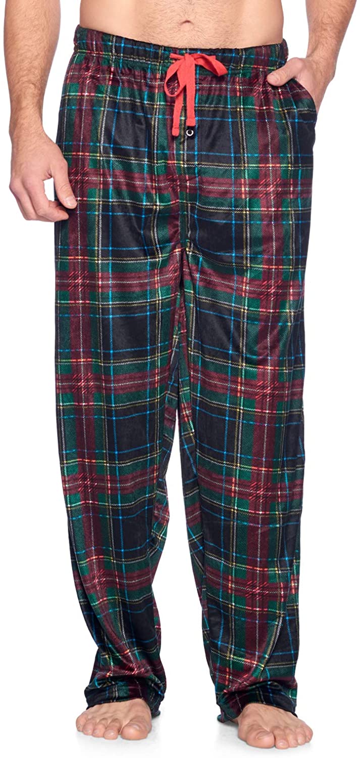 Men's Comfortable Mink Fleece Pajama Pants - Sleepwear