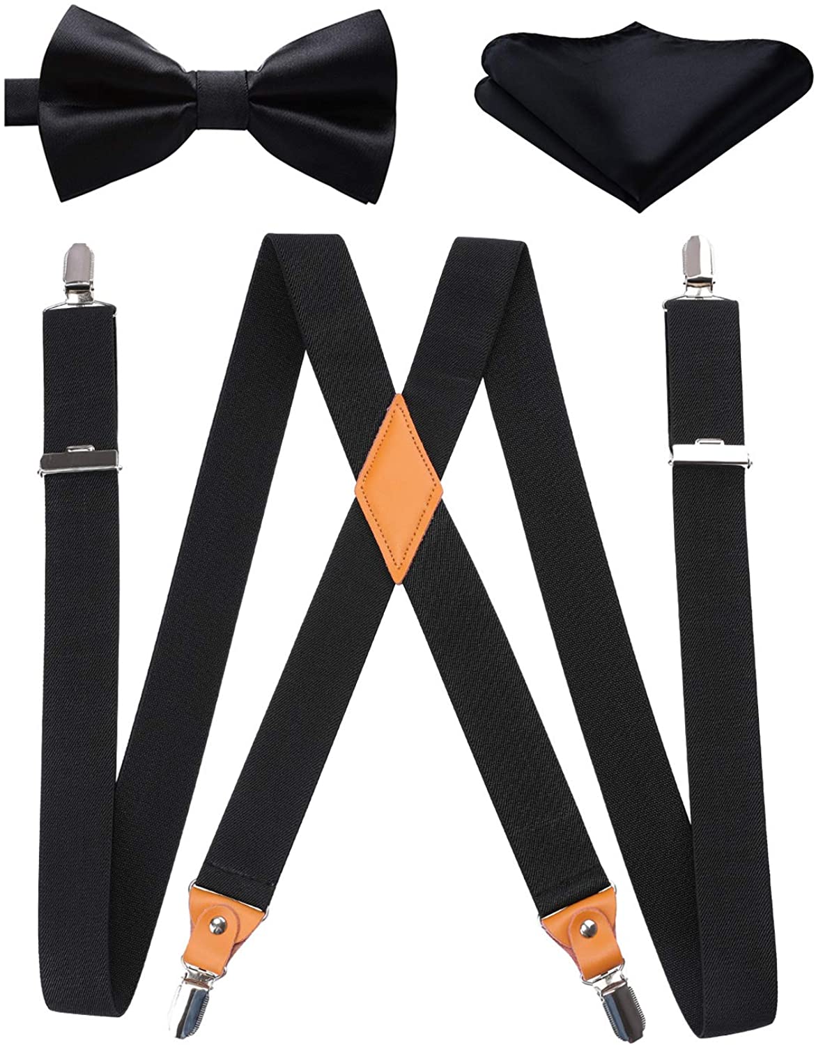 Formal Man Wear Suspenders Fix Bow Stock Photo 1824562943
