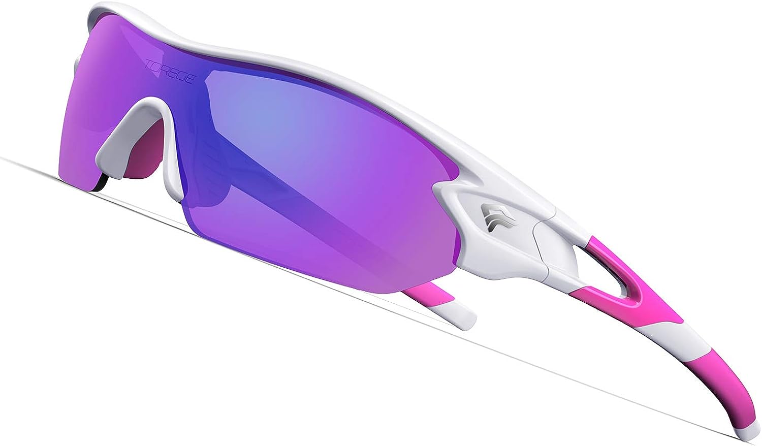 Torege Polarized Sports Sunglasses for Men Women Cycling Running Driving Fishing Glasses TR002