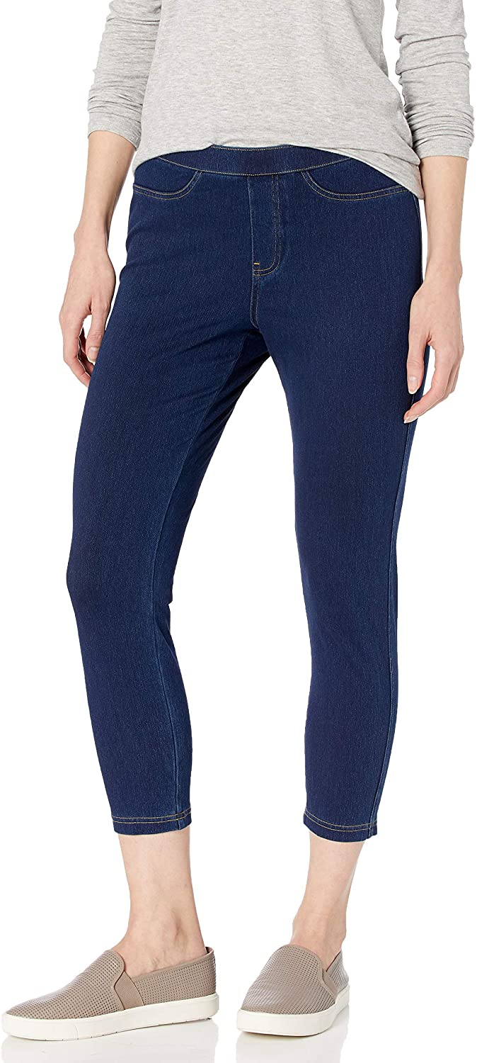 No Nonsense Womens Stretch Denim Leggings with Pockets : :  Clothing, Shoes & Accessories