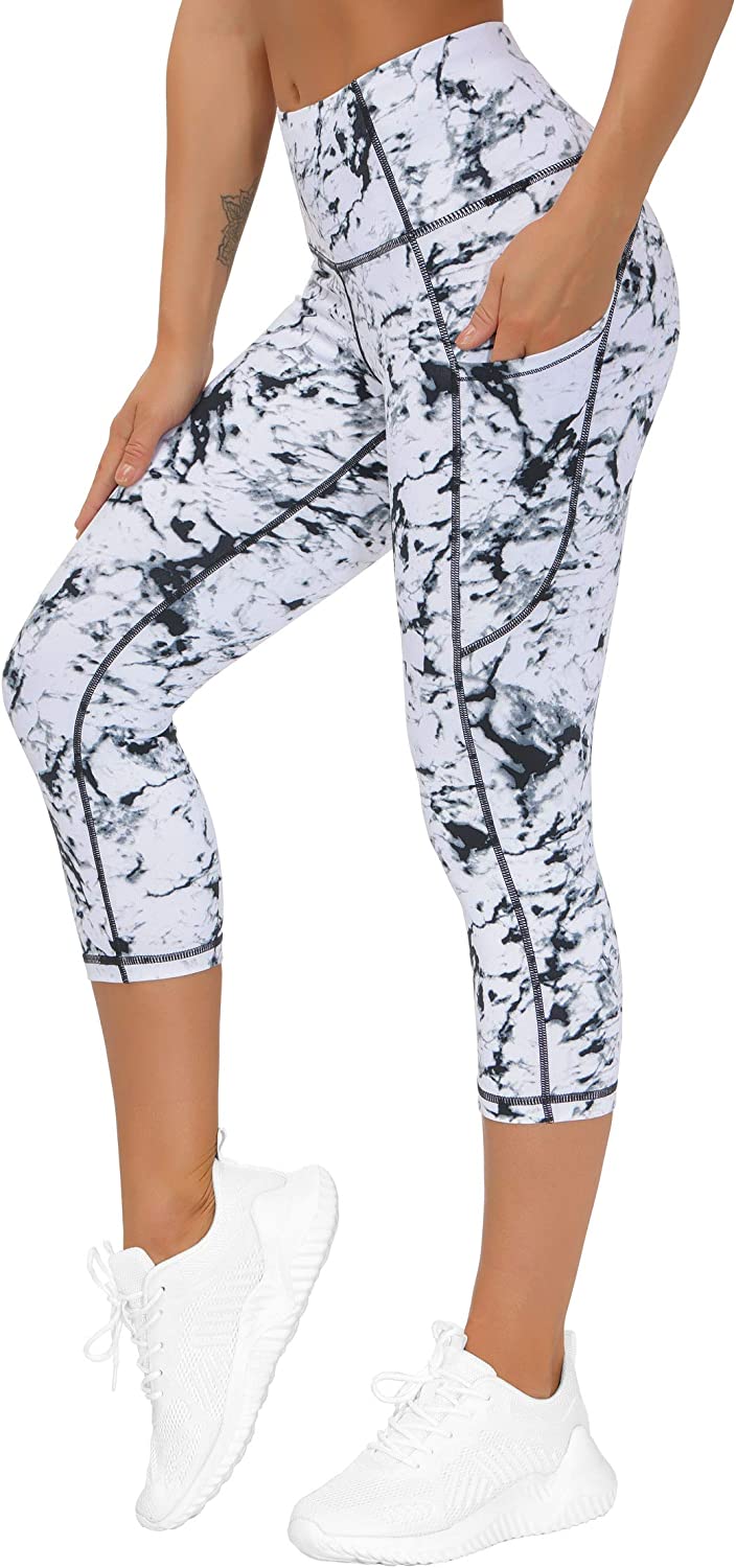 Wholesale THE GYM PEOPLE Thick High Waist Yoga Pants with Pockets