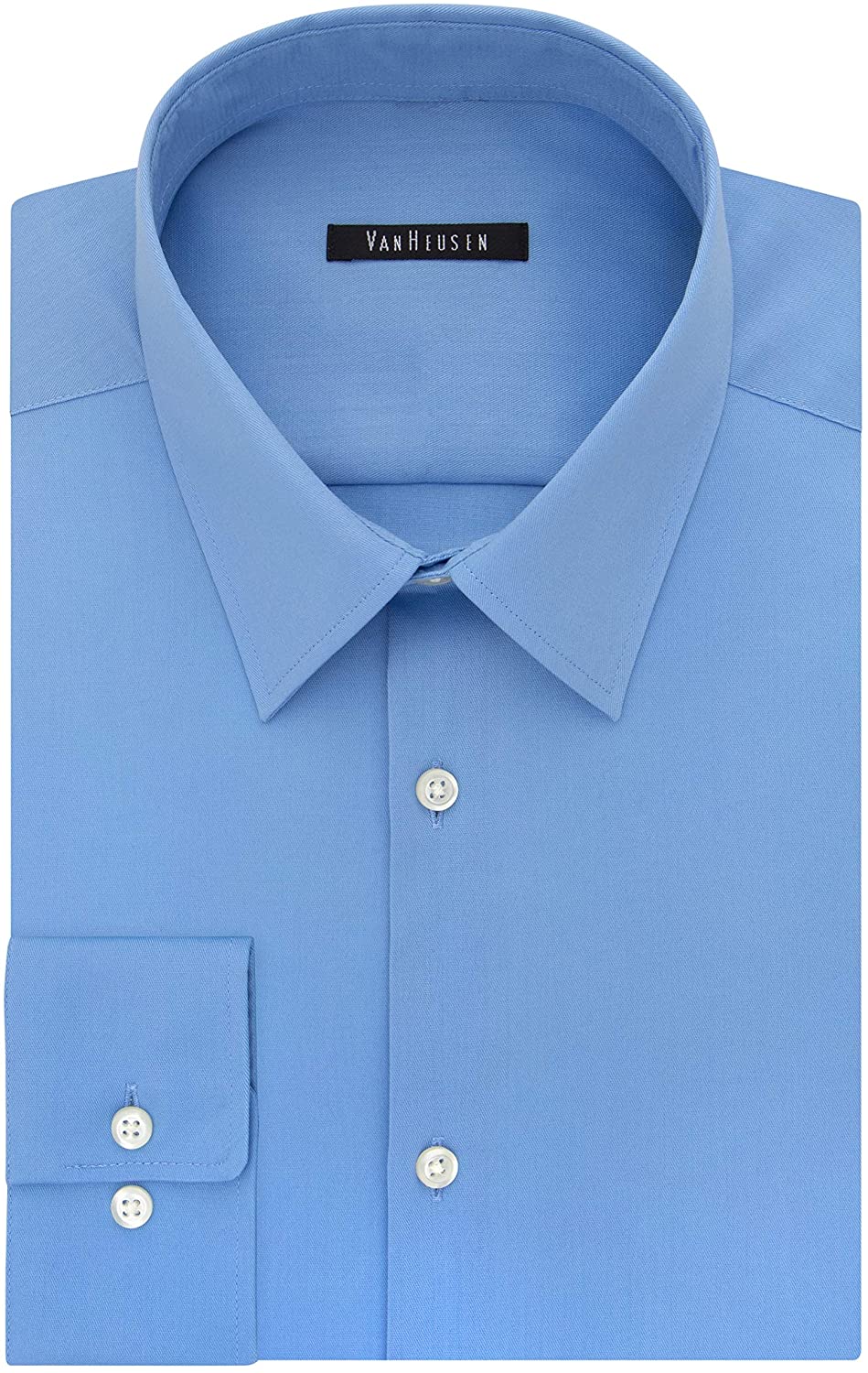 Van Heusen Men's Dress Shirt Slim Fit Flex Collar Stretch Solid | eBay