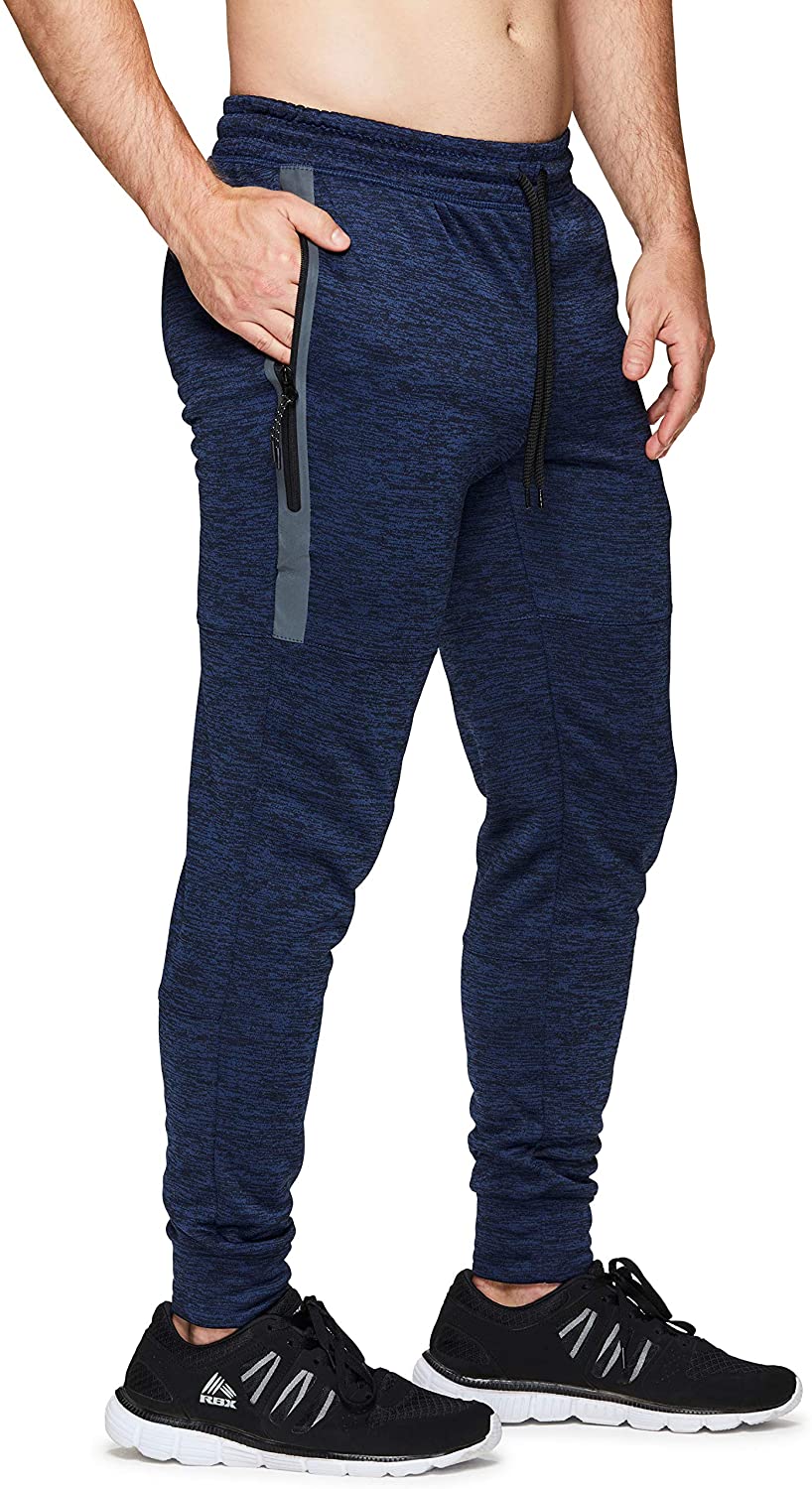 RBX Men's CVC Fleece Jogger Pants with Zippered Pocket - Bob's Stores