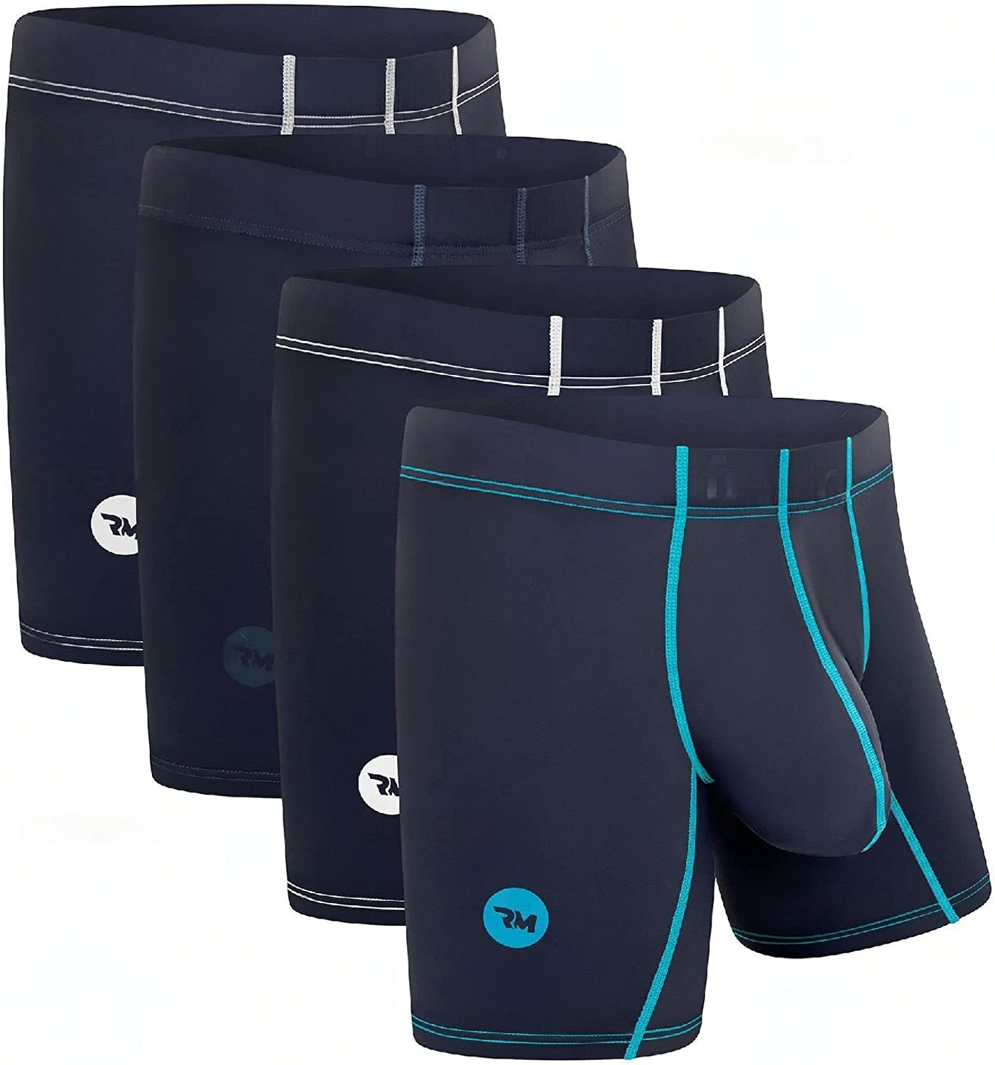 Bulge Enhancing Pouch Underwear for Men – 4 Ice Silk Mens Boxer