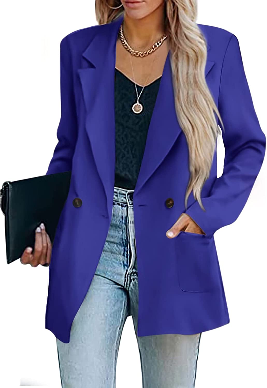  Casual Blazers for Women Long Sleeve Cardigan Open