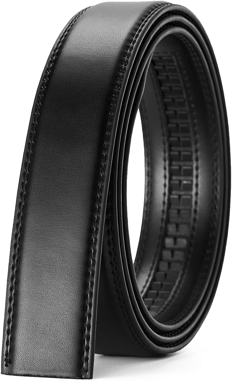 CHAOREN Ratchet Belt Strap Only 1 1/8”, Replacement Leather Belt 1.25 ...