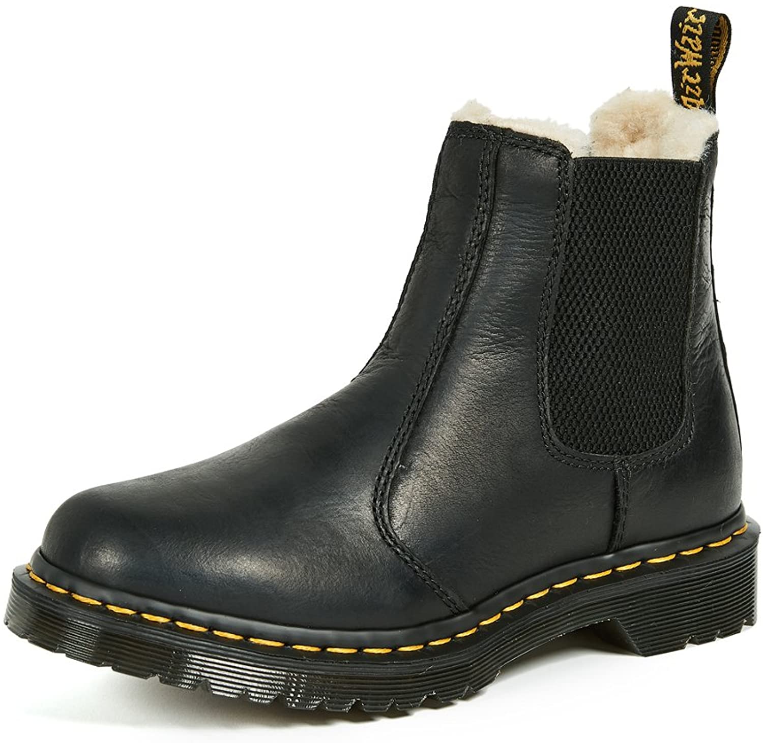 dr martens leonore black burnished wyoming