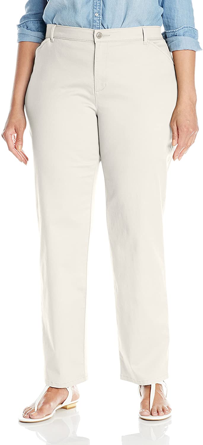 LEE Women's Plus Size Relaxed Fit All Day Straight Leg Pant