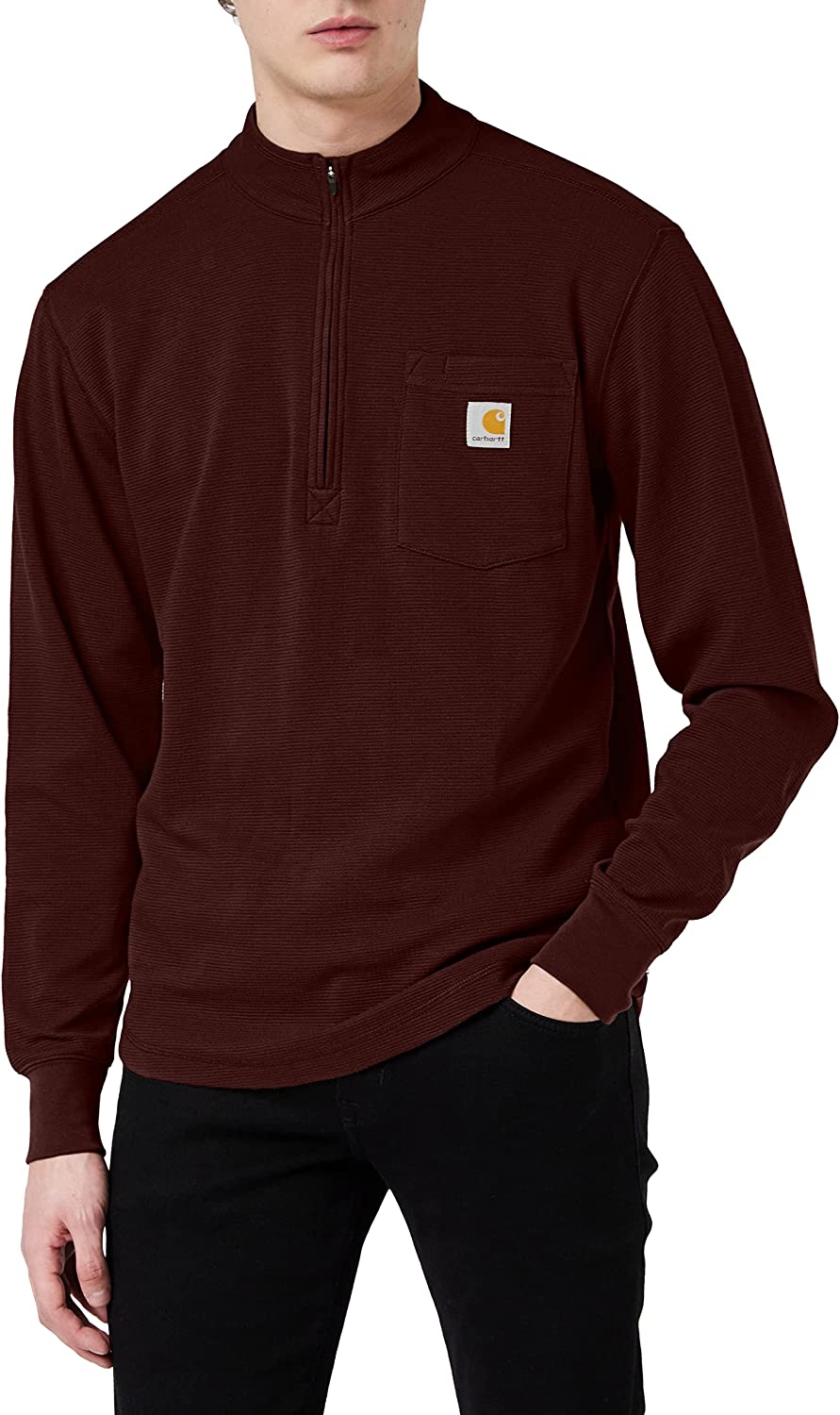 Carhartt Men s Big and Tall Tilden Long Sleeve Half Zip Regular and Big Tall