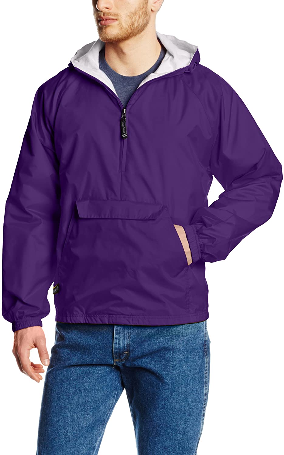 Charles River Apparel Wind & Water-Resistant Pullover Rain Jacket (Reg/Ext  Sizes | eBay