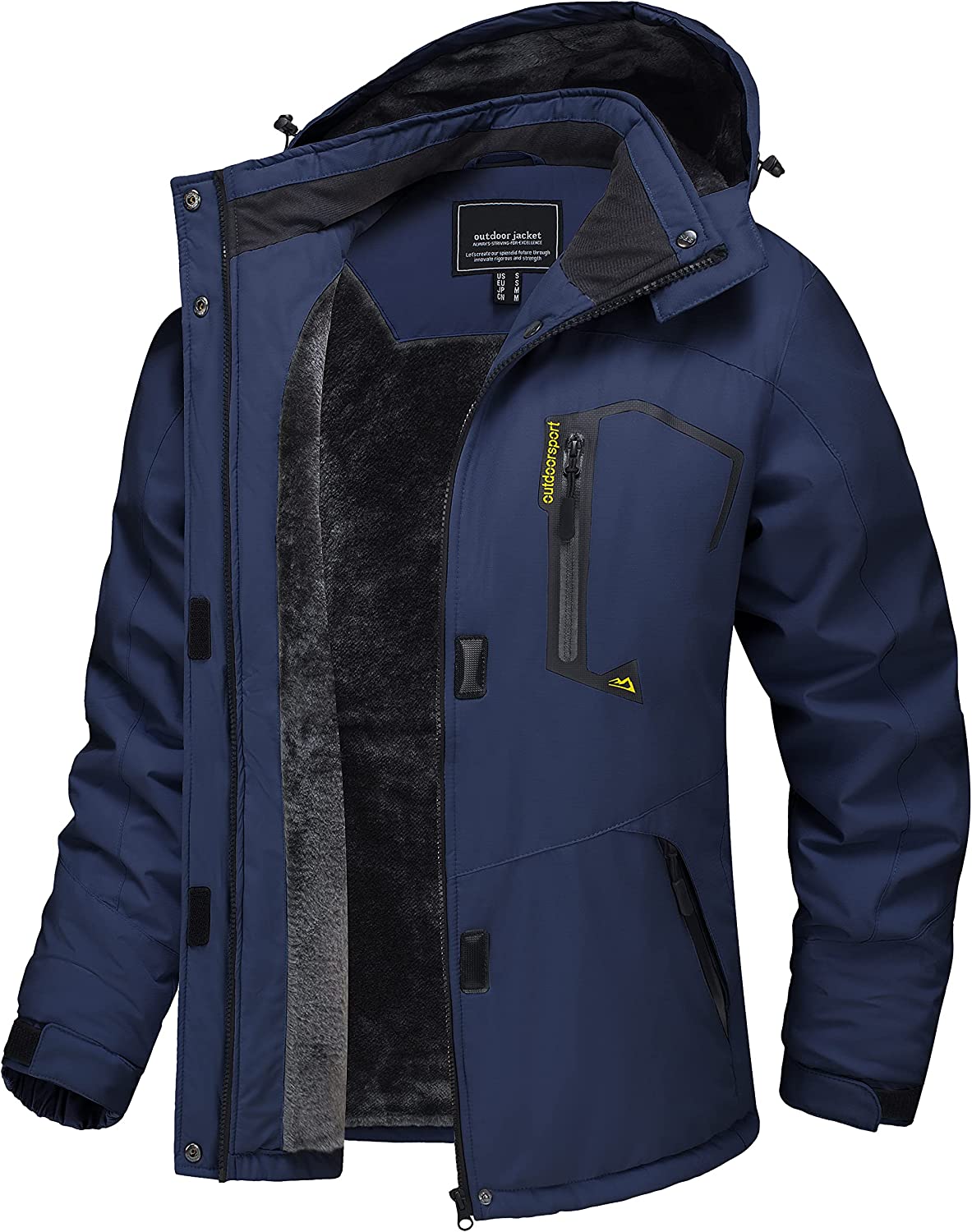  TACVASEN Ski Jackets for Women Winter Waterproof Jackets for  Women Outdoor Jacket Women Hiking Warm Fleece Jacket Full Zip Snow Coat :  Clothing, Shoes & Jewelry
