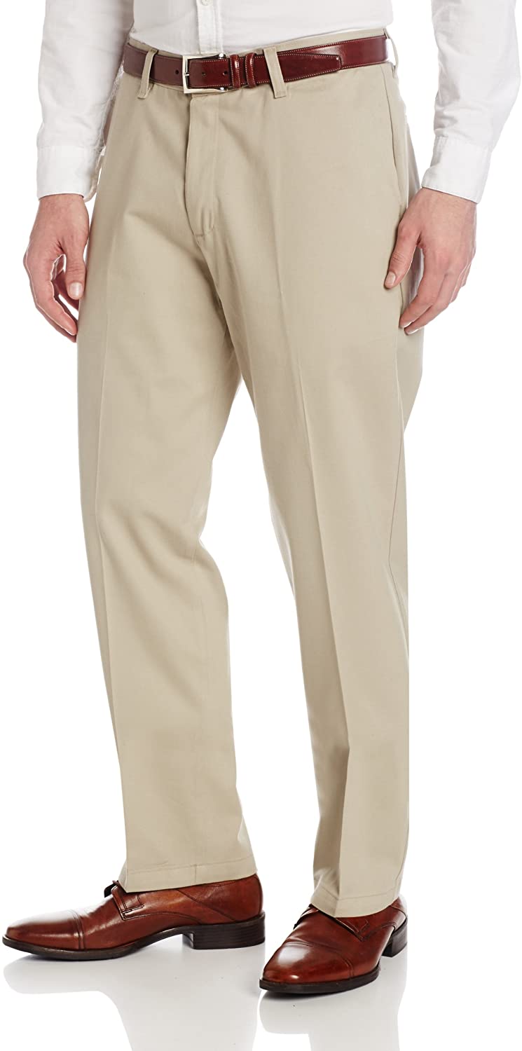 lee stain resistant flat front pants