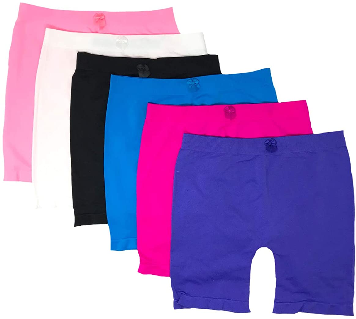 I&S Little Girls Bike Shorts Dance Underwear Sports 6, 12 Packs