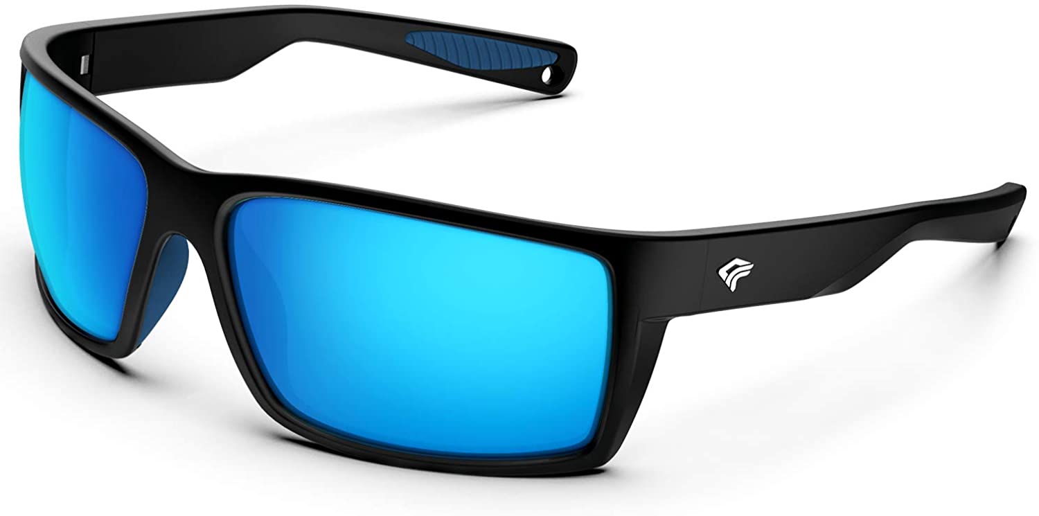TOREGE Sports Polarized Sunglasses for Men Women Flexible Frame Cycling  Running