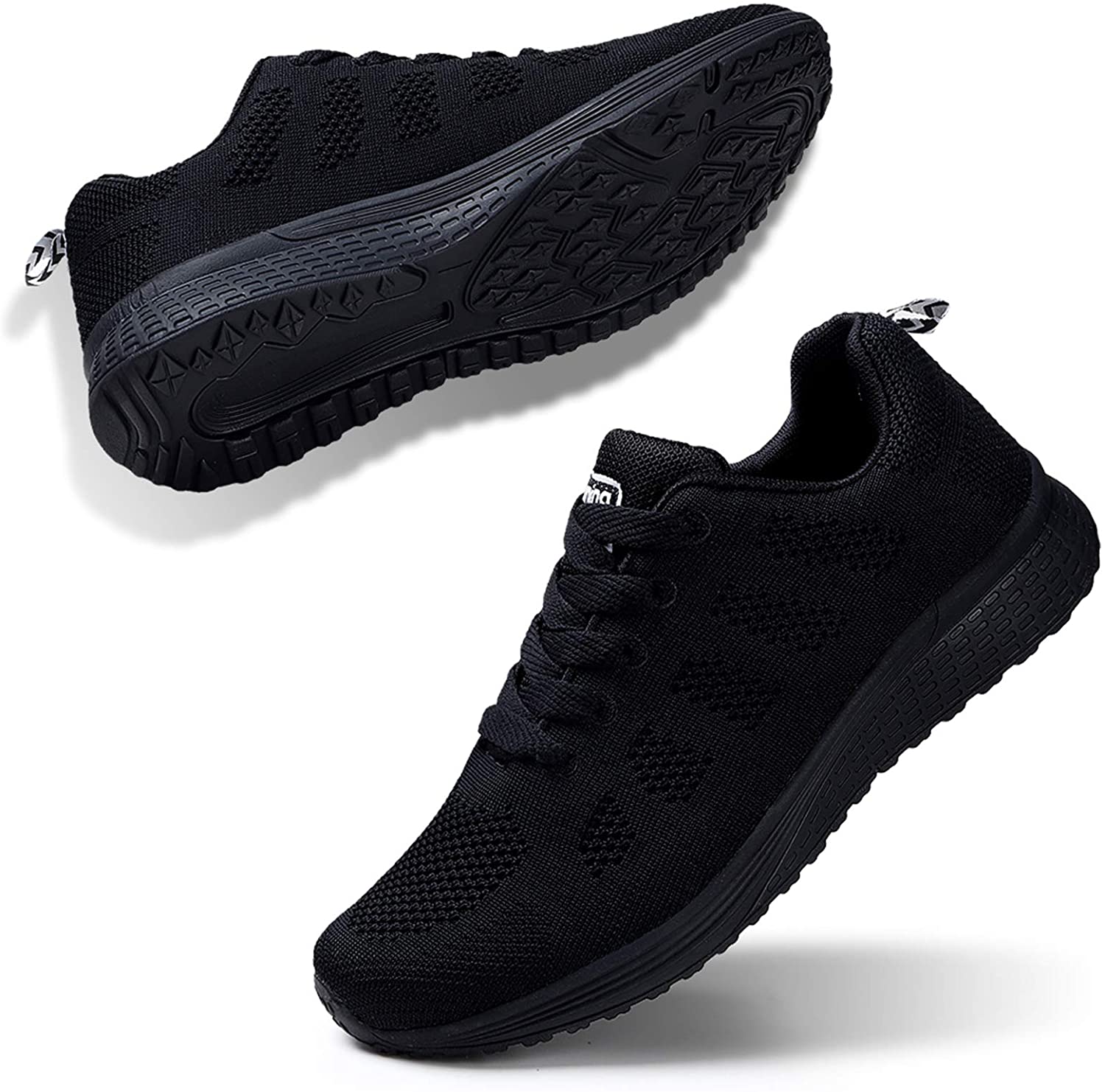 ASO-SLING Womens Thick Bottom Platform Sneakers Casual Low Cut Anti-Slip Damping Walking Shoes 