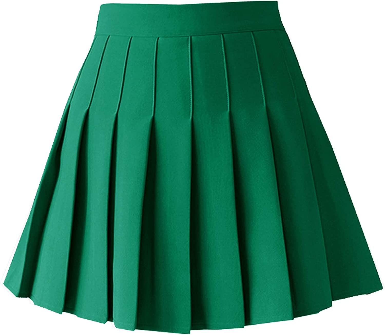 high TONCHENGSD Women's High Waist Pleated Mini Skirt Skater Tennis Skirt  (Royal Blue, M) at  Women's Clothing store