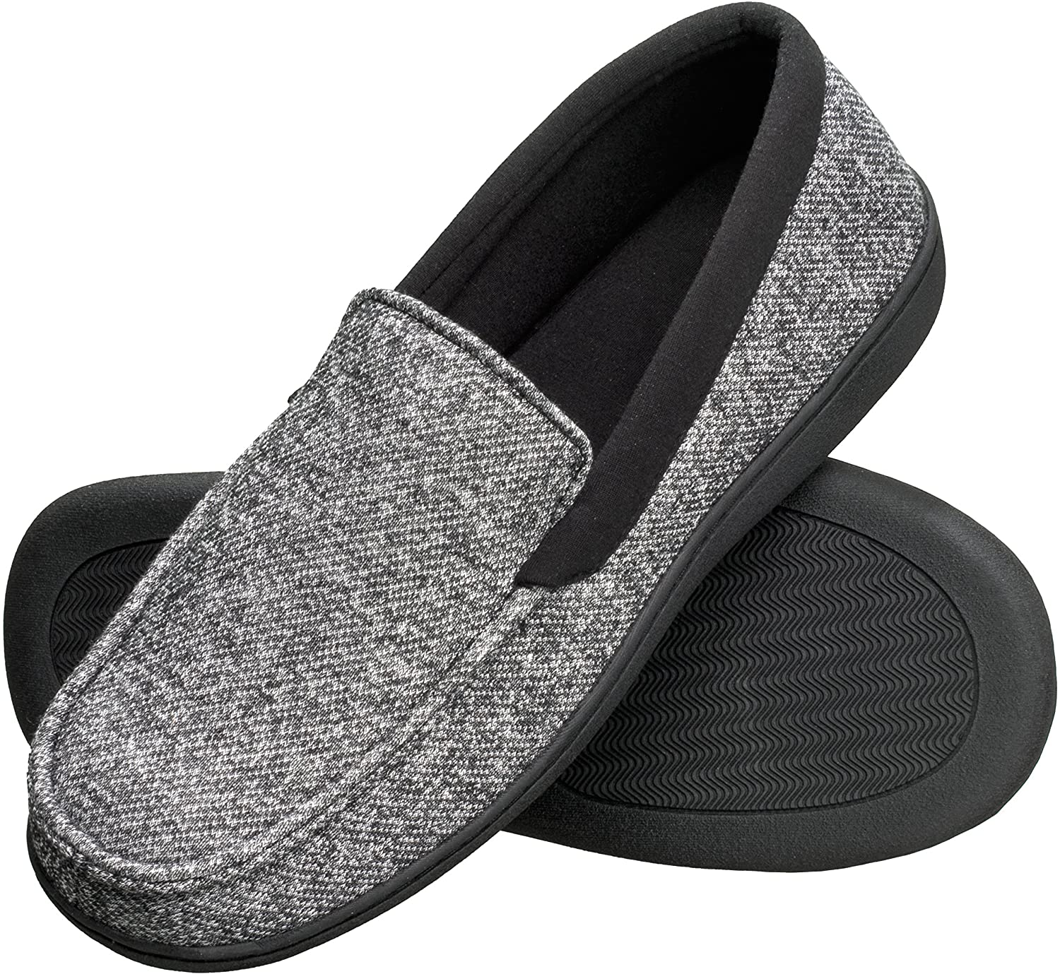 kooi Modernisering Doodt Hanes Men's Slippers House Shoes Moccasin Comfort Memory Foam Indoor  Outdoor Fre | eBay