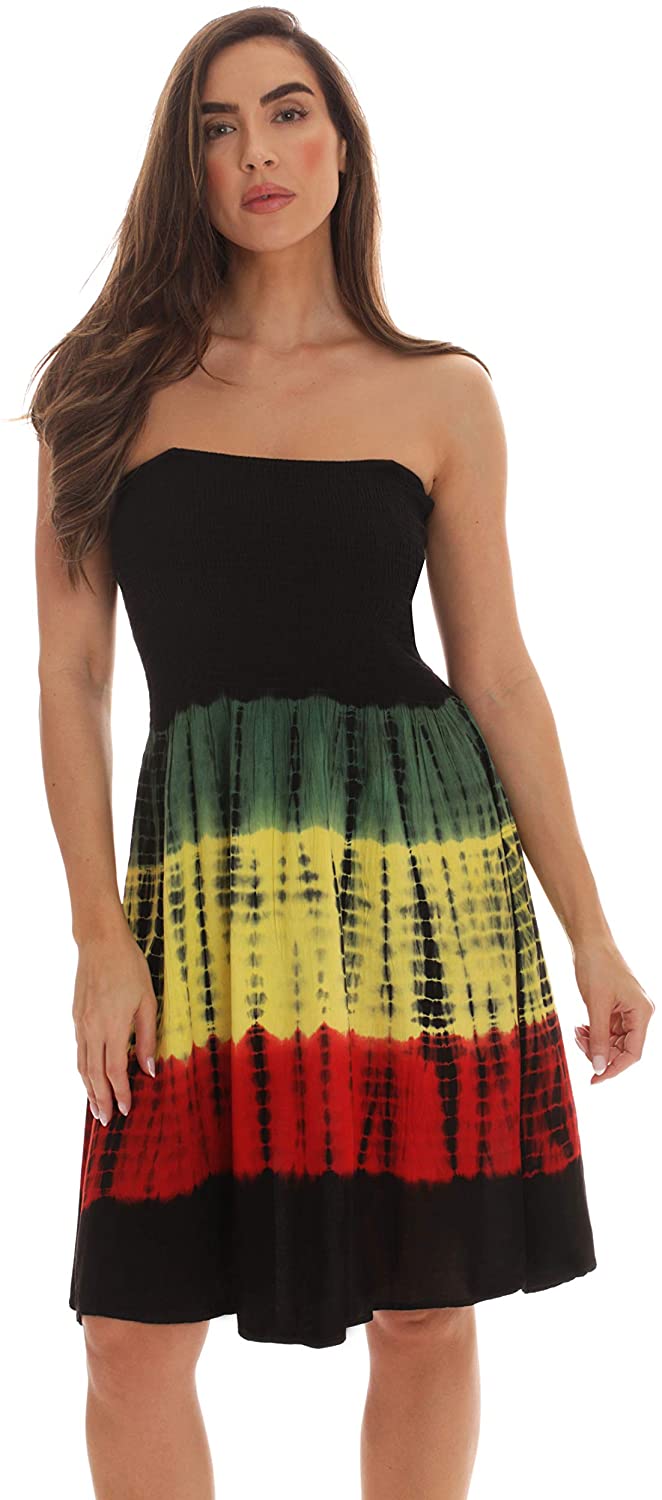 Riviera Sun Strapless Tube Short Dress Summer Dresses