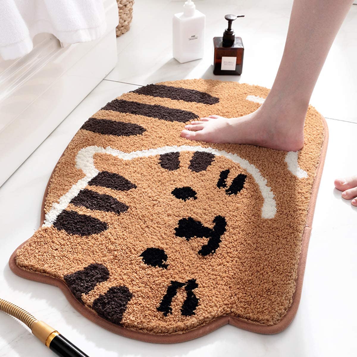 Ankah Shower, Tub, Bath Mat, Bathroom Rug, Non-Slip, Absorbent, Soft Mat  for Bat