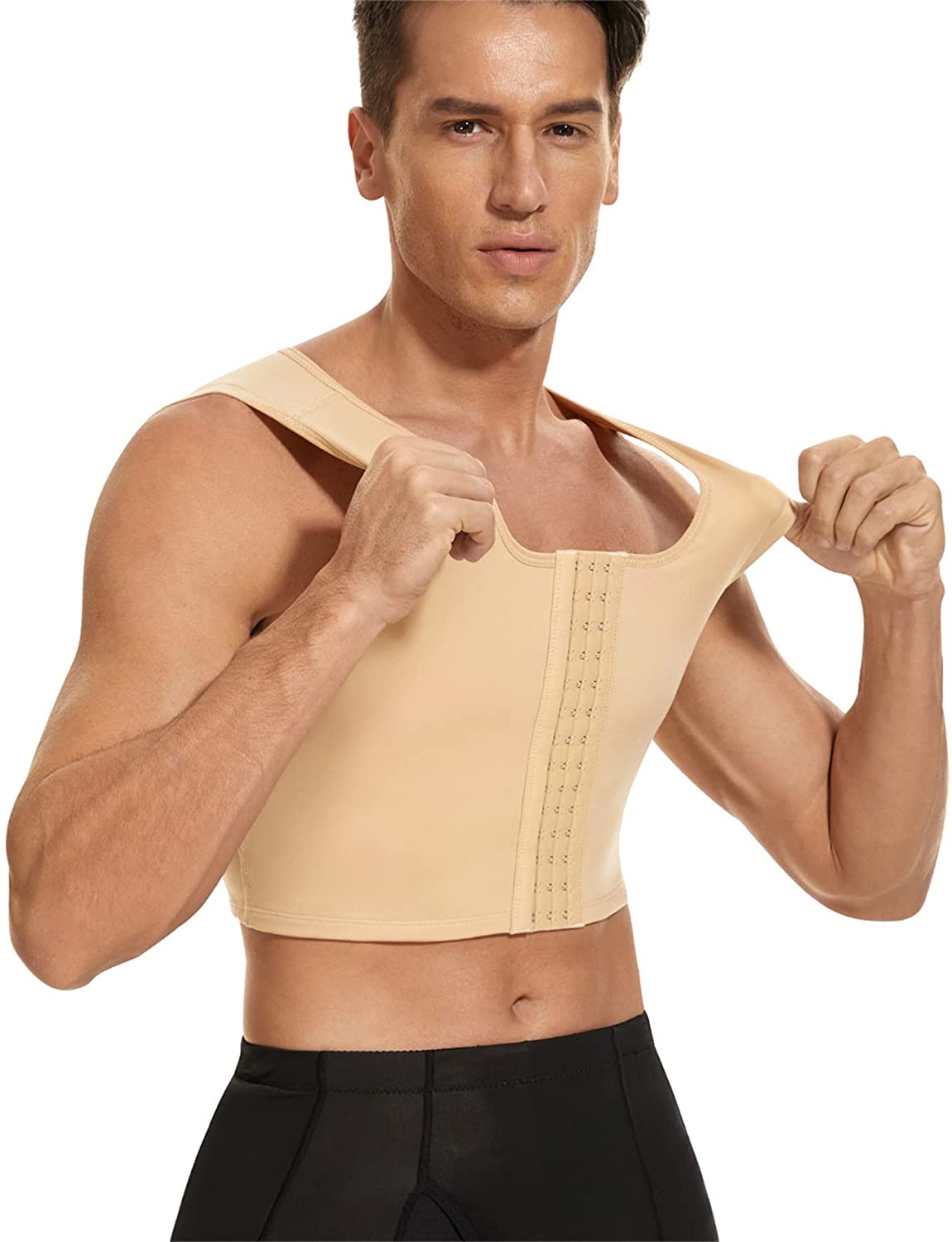 Men's Plastic Chest Vest Corset Chest Flat Chest Bandage Tight