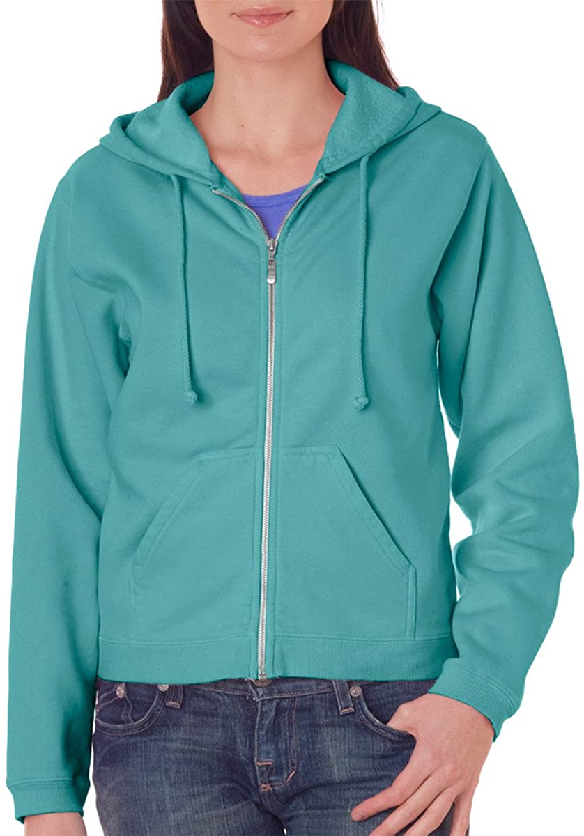 Comfort Colors Ladies Pigment Dyed Full Zip Hooded Sweatshirt 1598