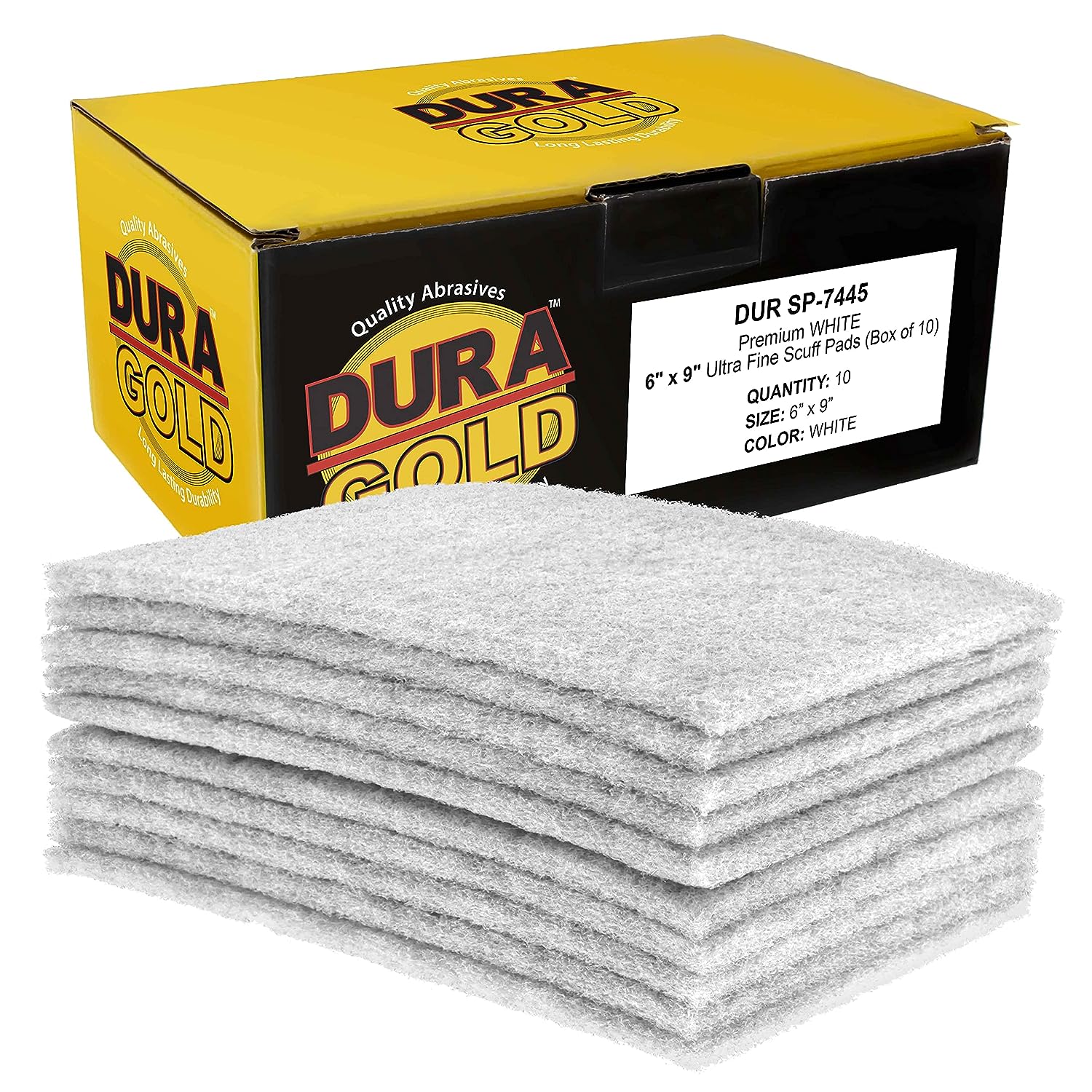 Dura-Gold 6 x 9 10 Scuff Pad Variety Pack, 2 Each of 5 Grits