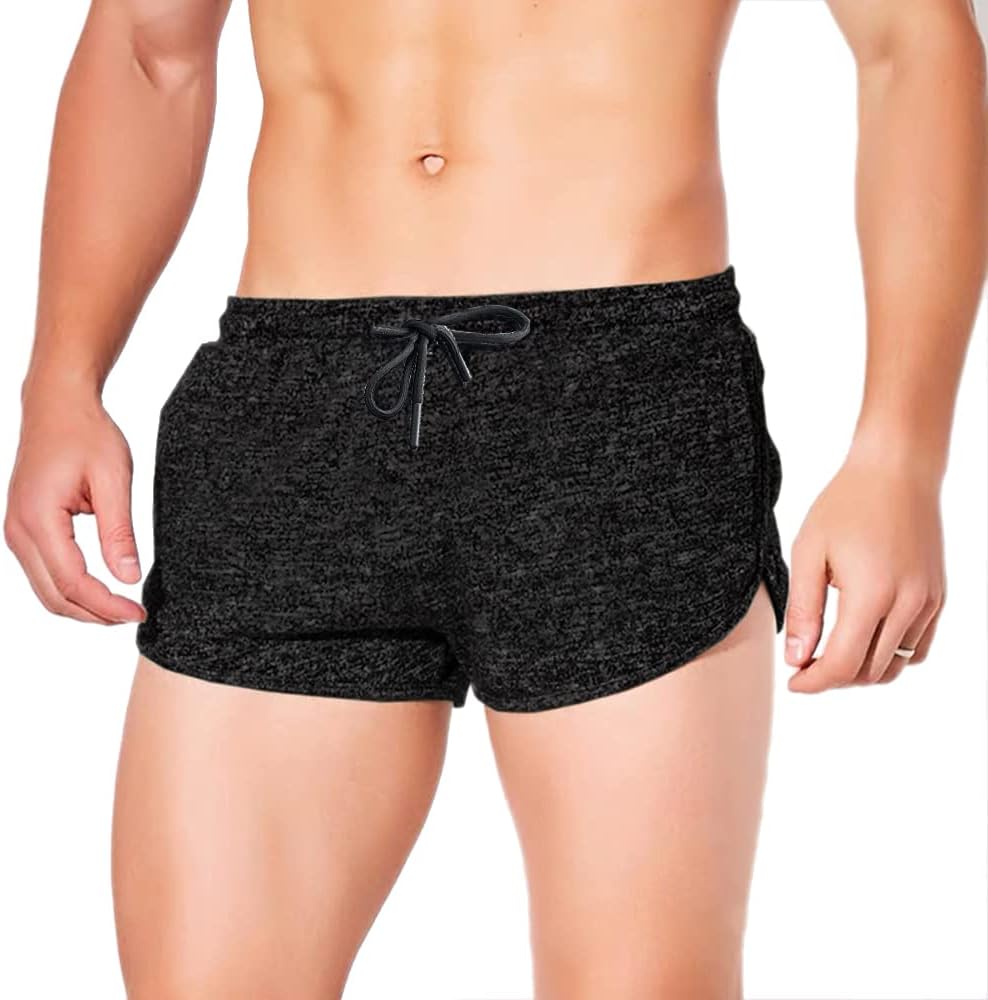 Lehmanlin Men's Workout Shorts 3 Inch Bodybuilding Short Shorts Quick  Drying Sexy Booty Pants : : Clothing, Shoes & Accessories