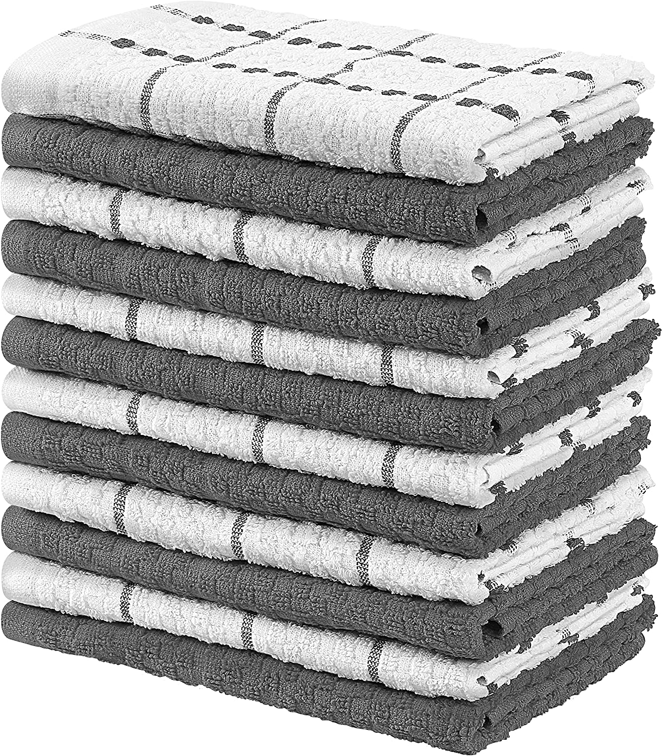 Utopia Towels Kitchen Towels, Pack of 12, 15 x 25 Inches, 100
