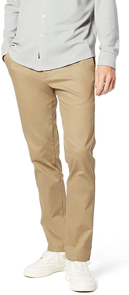 bewaker bibliotheek Sluimeren Dockers Men's Slim Fit Signature Khaki Lux Cotton Stretch Pants | eBay