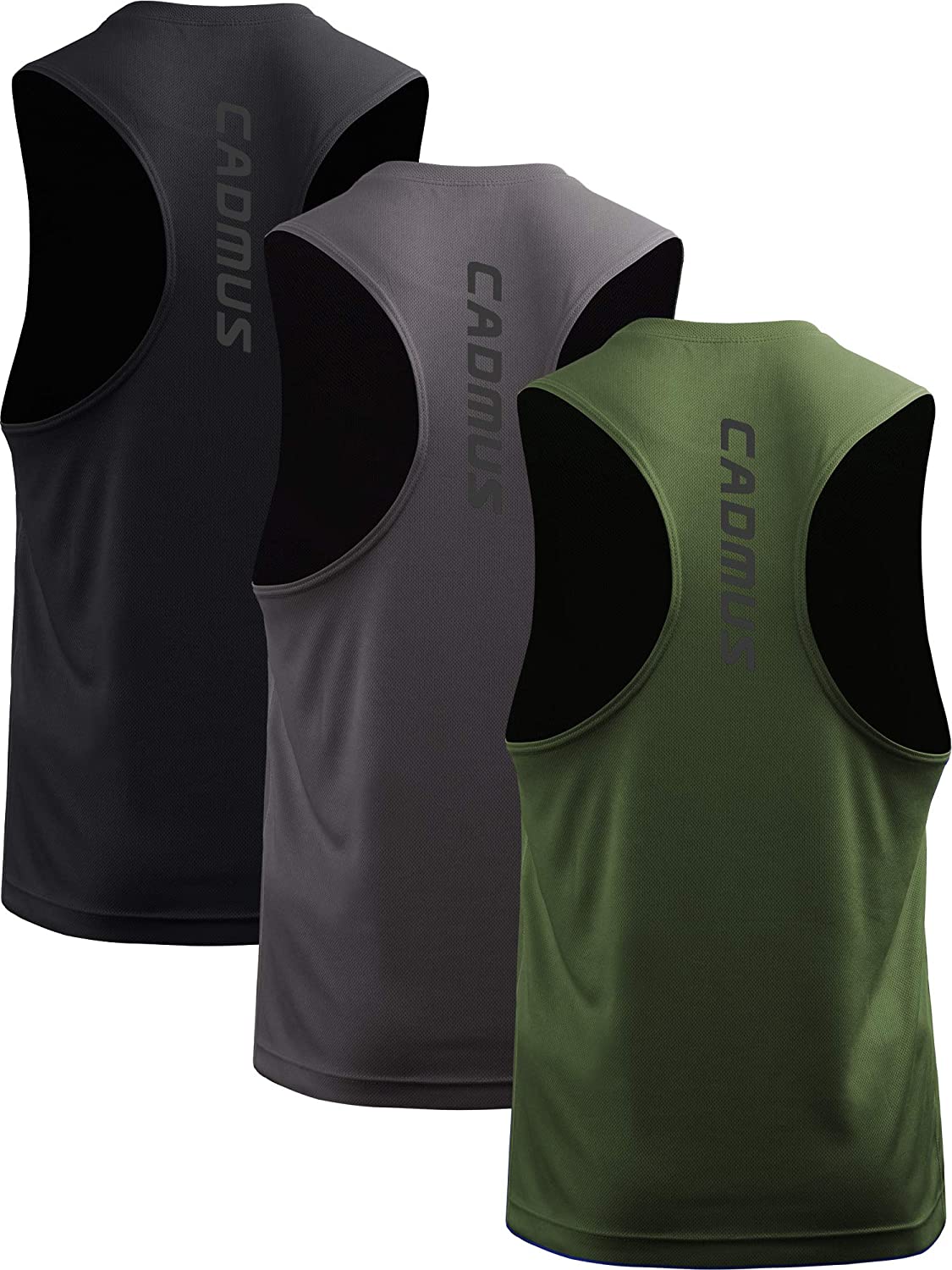 Cadmus Mens Dry Fit Gym Workout Muscle Tank Top 