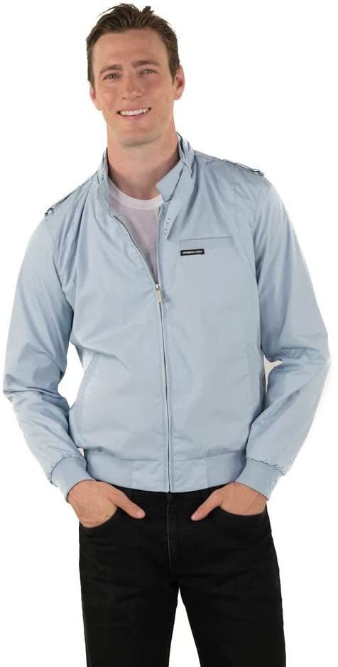 Members Only Original Iconic Racer Jacket for Men, Slim Fit