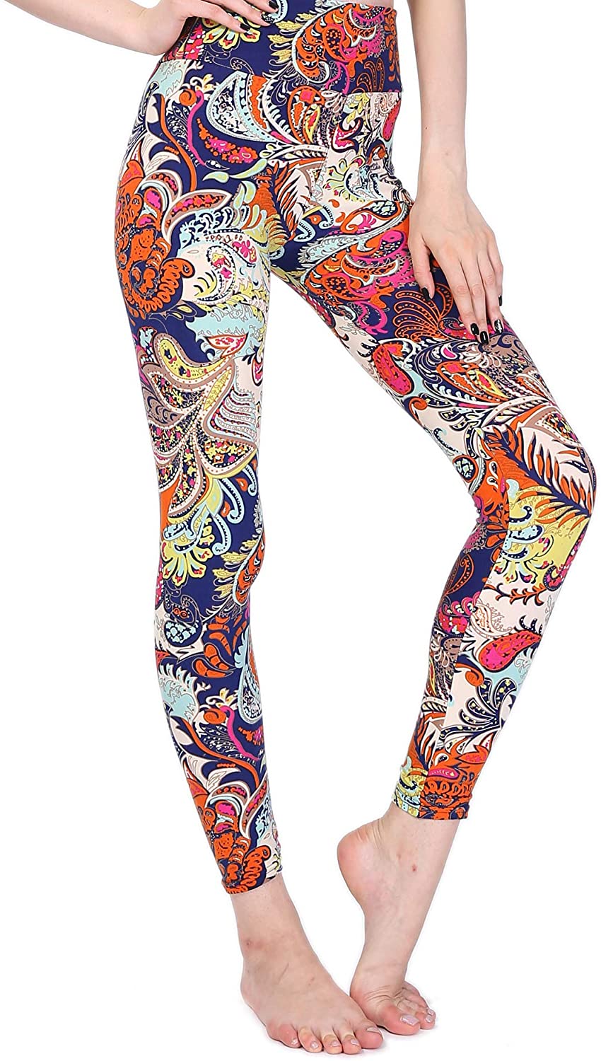 Svogue vaner Leggings for Women Printed High Waist Ultra Soft Yoga