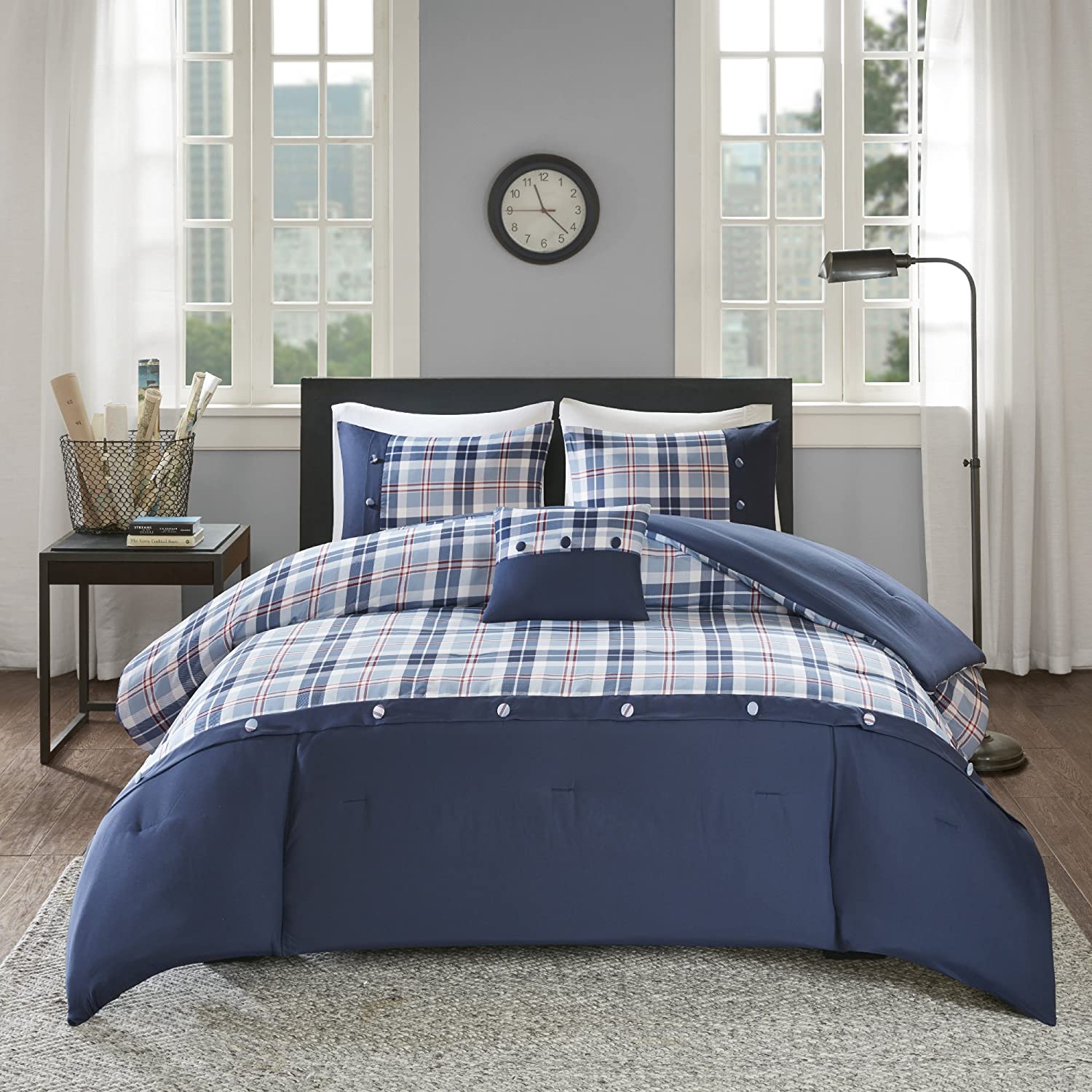 Details about   Comfort Spaces Comforter Set All Season Ultra Soft Hypoallergenic Microfiber Pip 