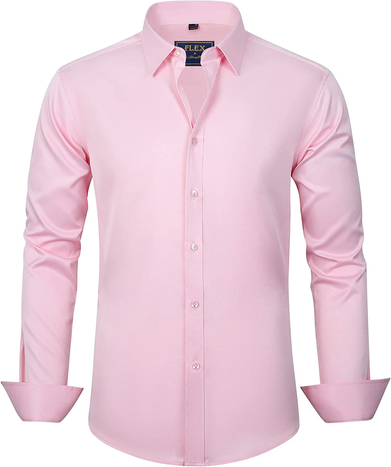  J.VER Men's Long Sleeve Linen Button Down Shirts