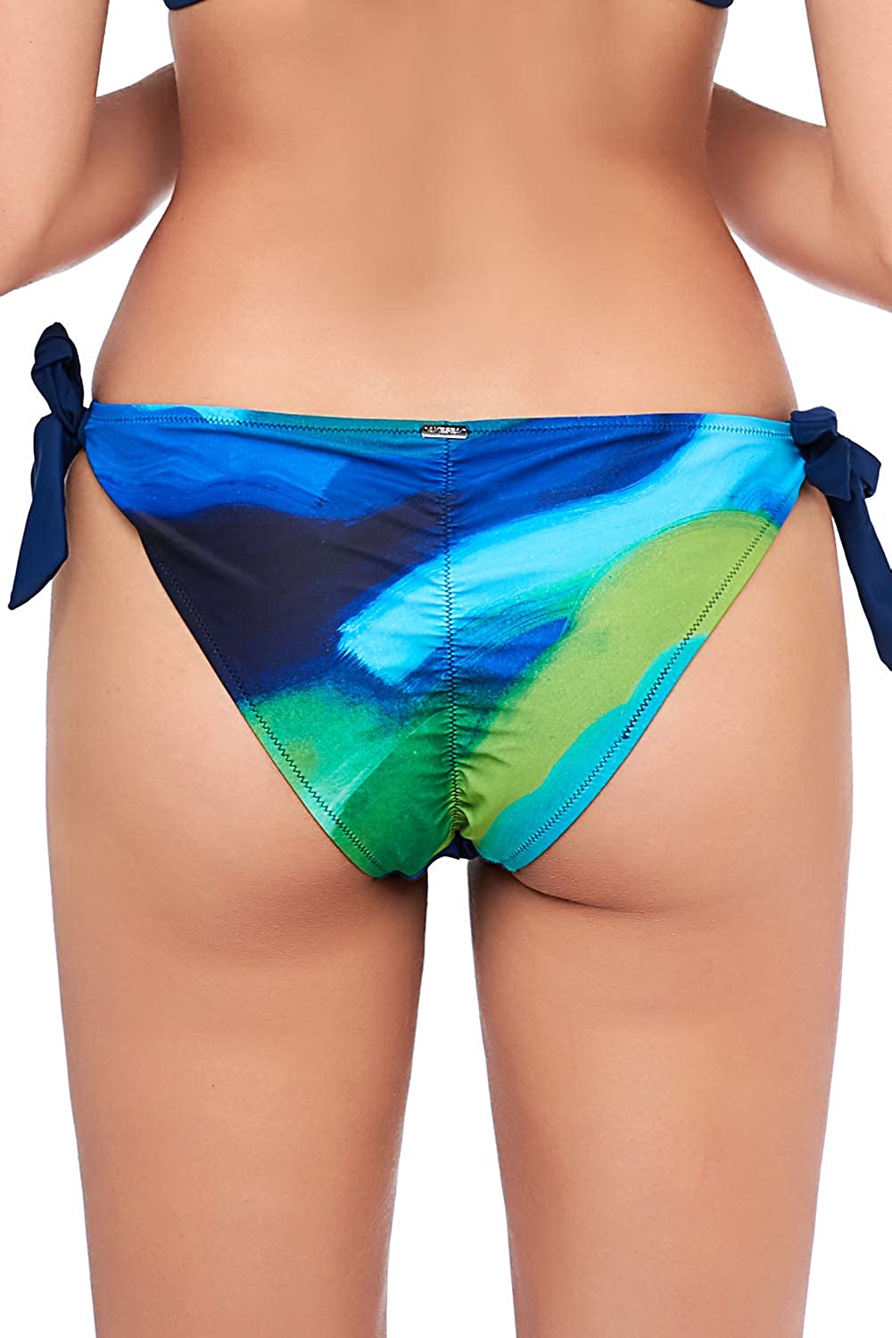 Axesea Womens Bikini Bottom Tie Side Sexy Printed Swim Bottom Triangle 