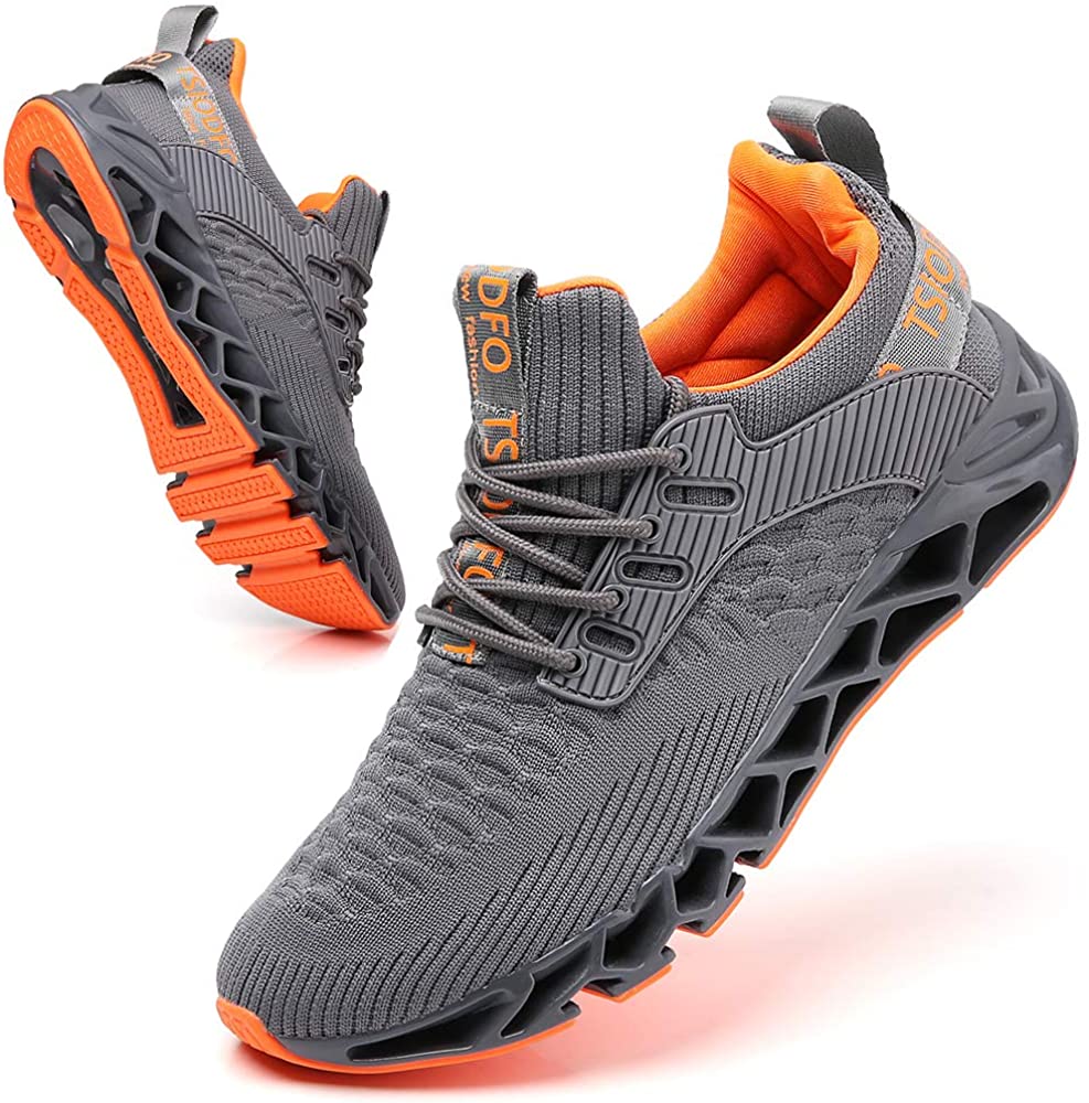 SKDOIUL Sport Running Shoes for Mens Mesh Breathable Trail Runners Fashion Sneakers 