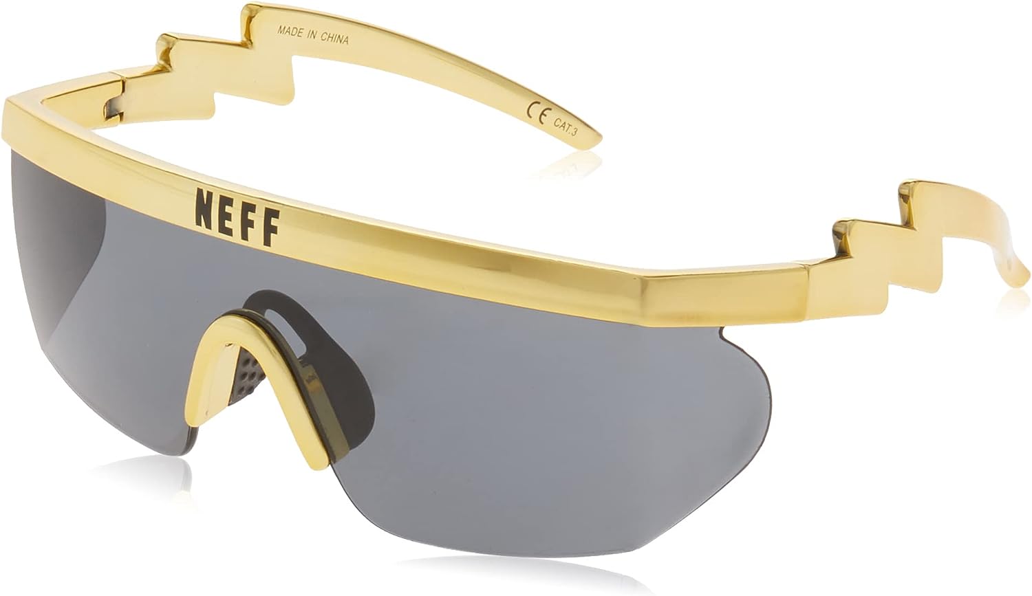 NEFF Men s Brodie Wrap Around Sport Sunglasses Rectangular