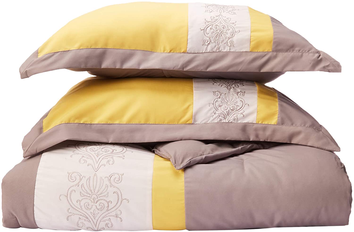 Chic Home 8-Piece Embroidery Comforter Set, Queen, Livingsto