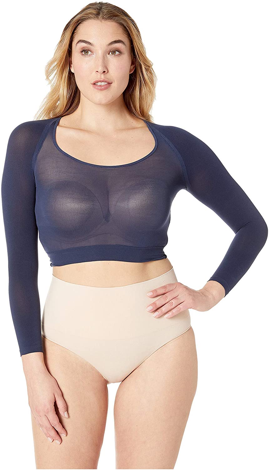 Spanx Arm Tights Layering Piece In Heather Grey