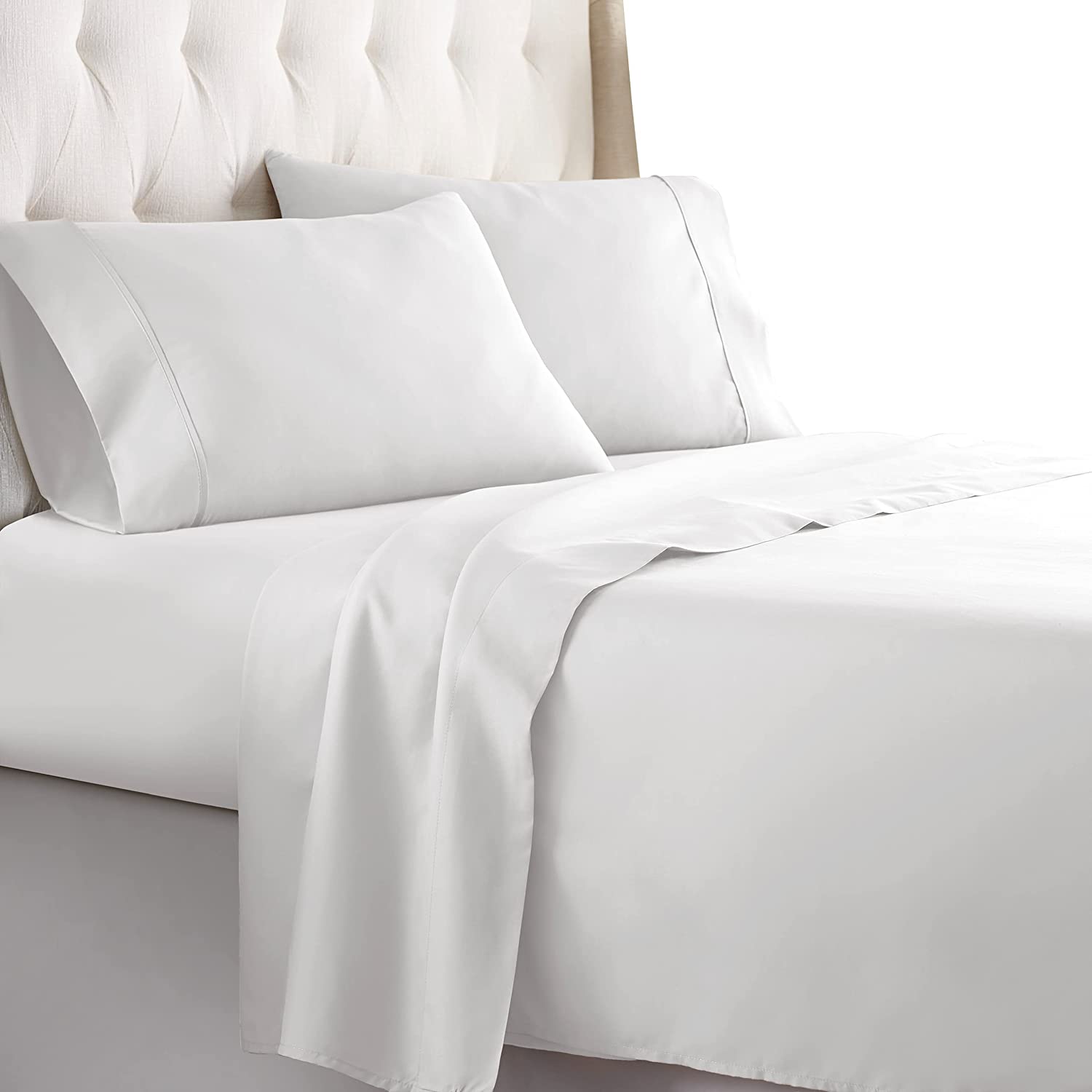 HC Collection Twin Bed Sheets Set - Hotel Luxury, Lightweight, Soft Cooling  Bedd
