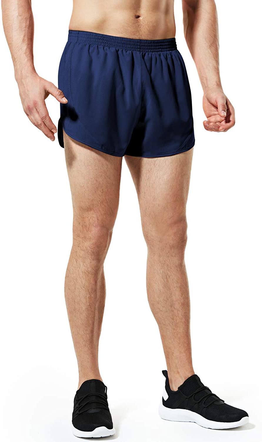 TSLA Mens 4 inches Quick-Dry Running Active Performance Shorts 