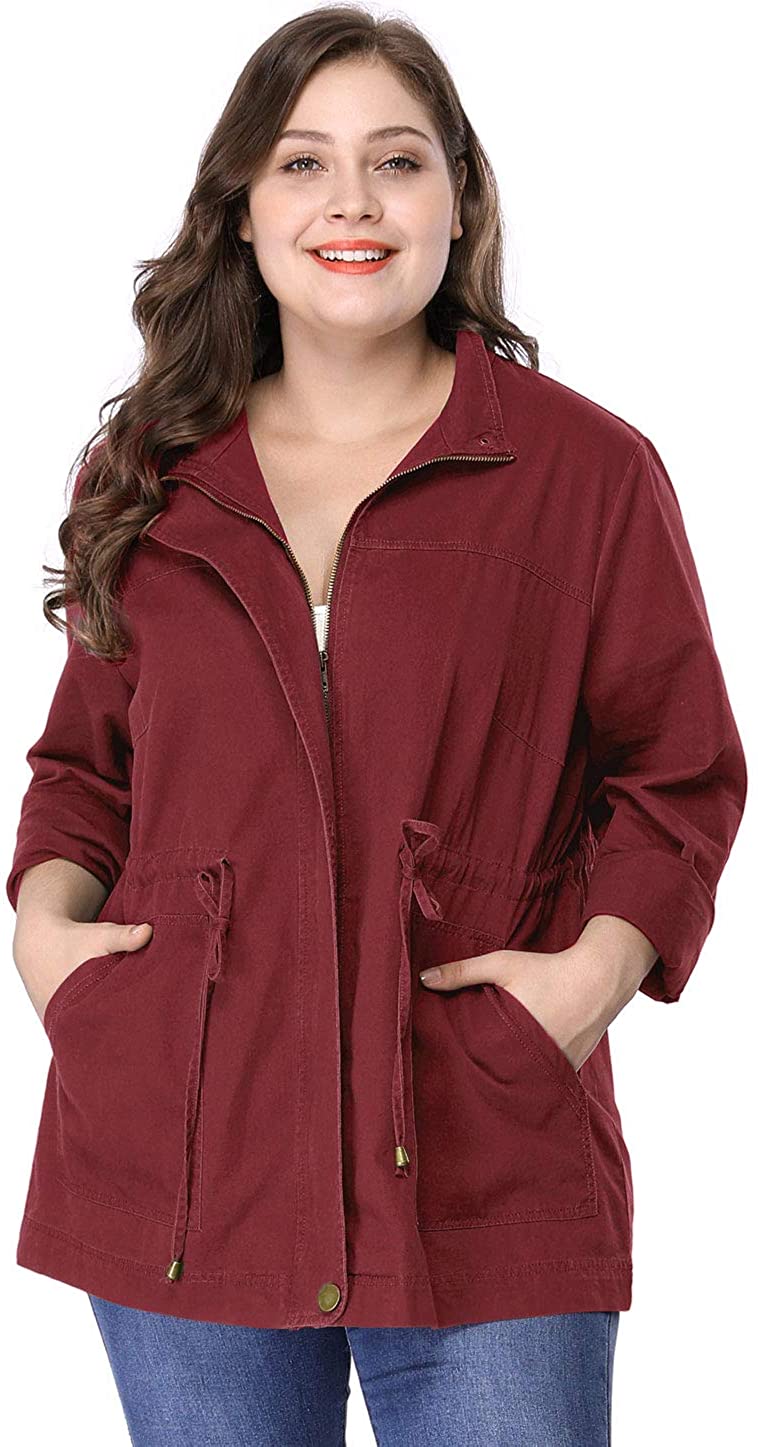 womens plus size lightweight jackets