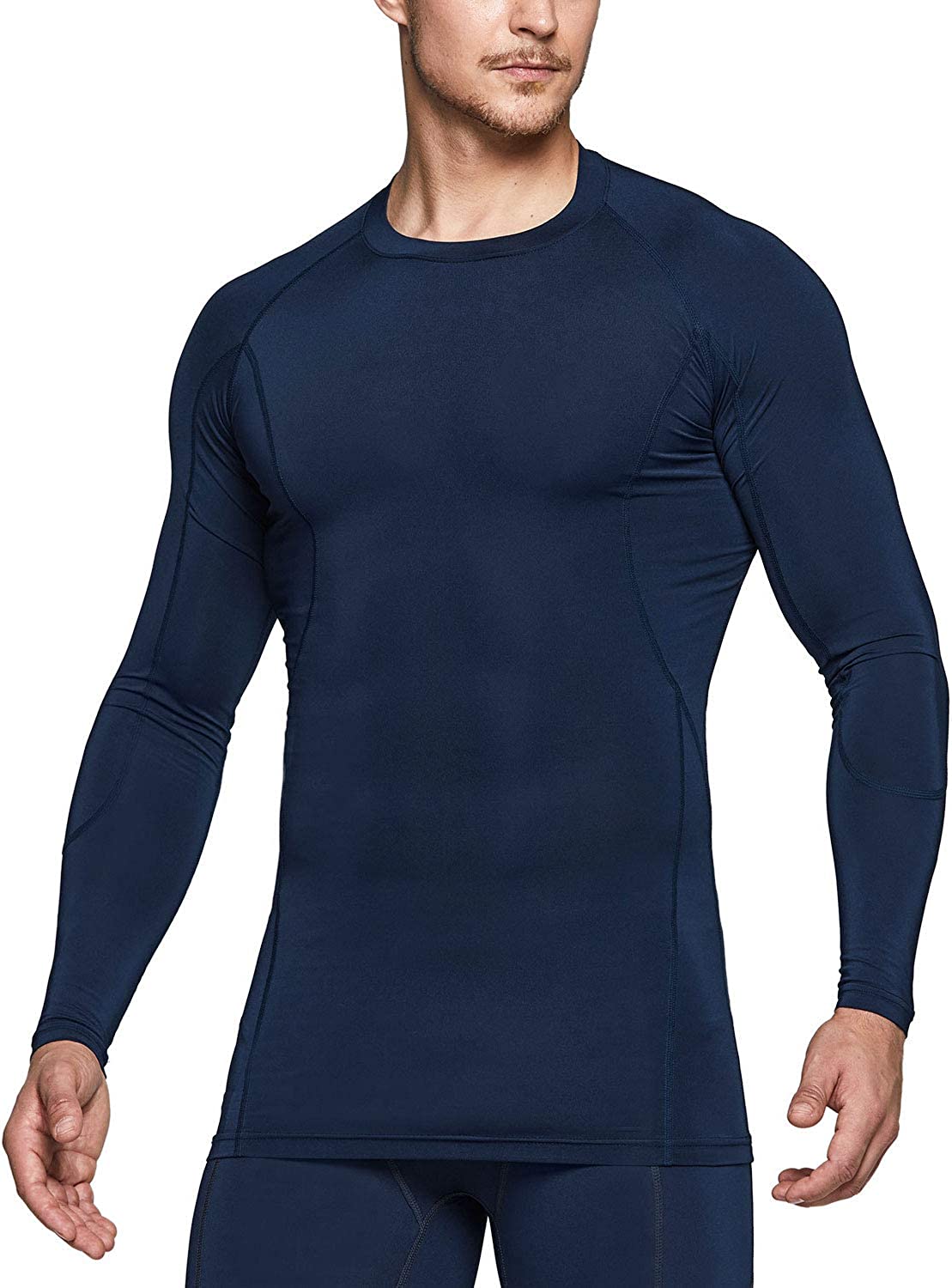 Details about   FITTOO Men's Long Sleeve T-Shirt Thermal Run Cool Dry Athletic Compression Top G 