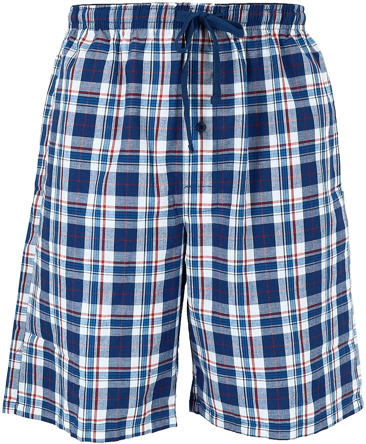 New Hanes Men's Big and Tall Madras Sleep Pajama Shorts 