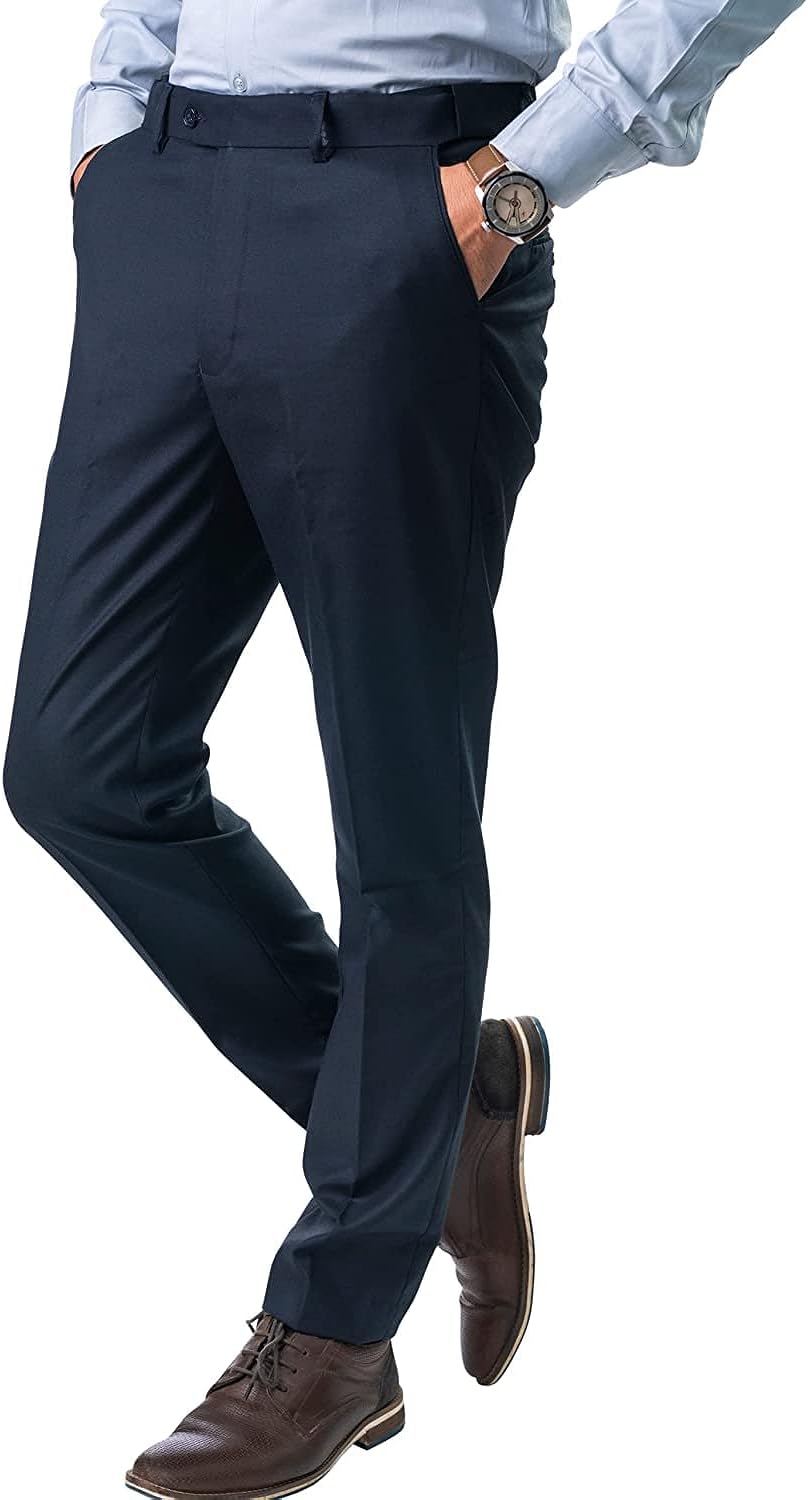 Beige 4-Way Stretchable Pants