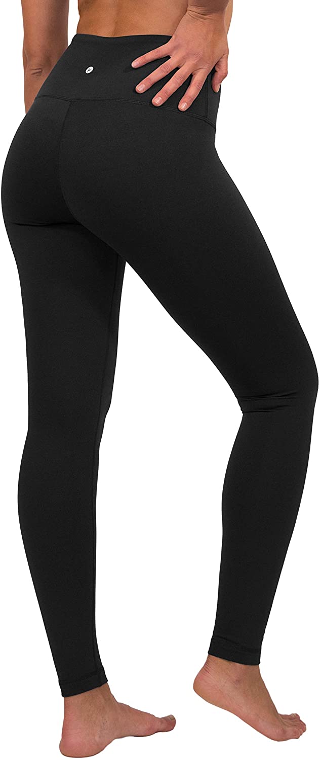 90 Degree By Reflex High Waist Fleece Lined Leggings - Yoga Pants | eBay