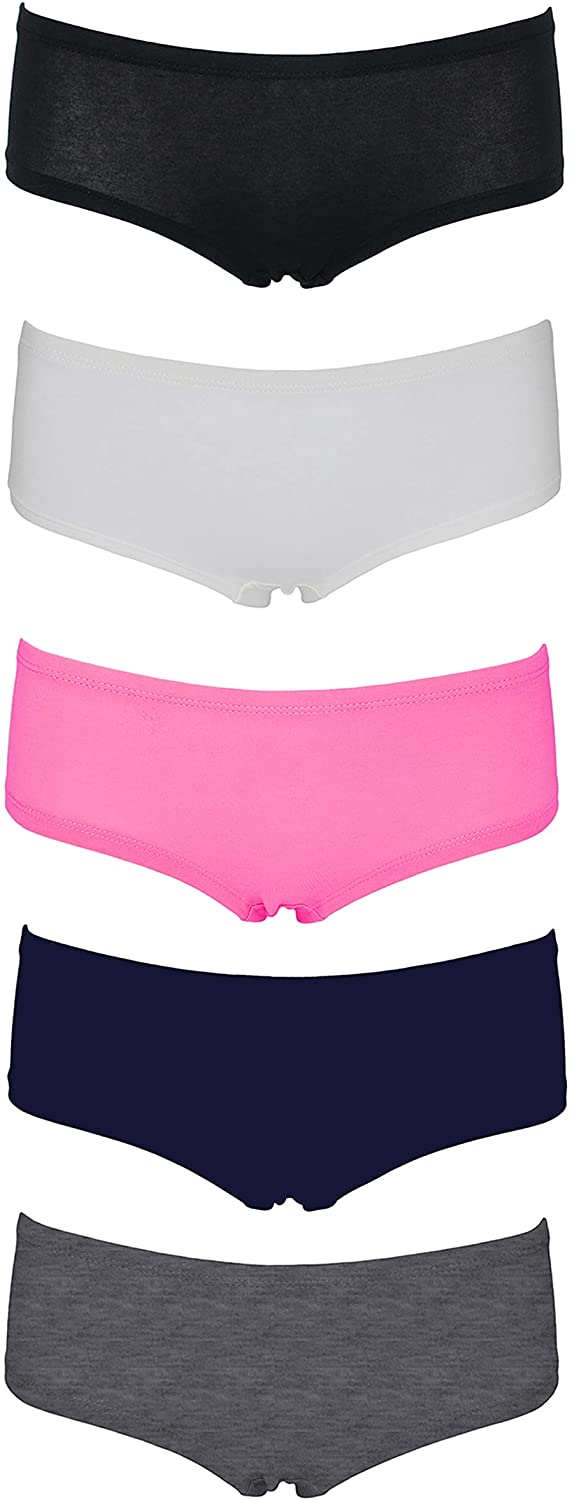 Emprella Women's Underwear | 6-Pack Hipster Panties | Cotton Spandex with  Elastic Waistband : : Clothing, Shoes & Accessories