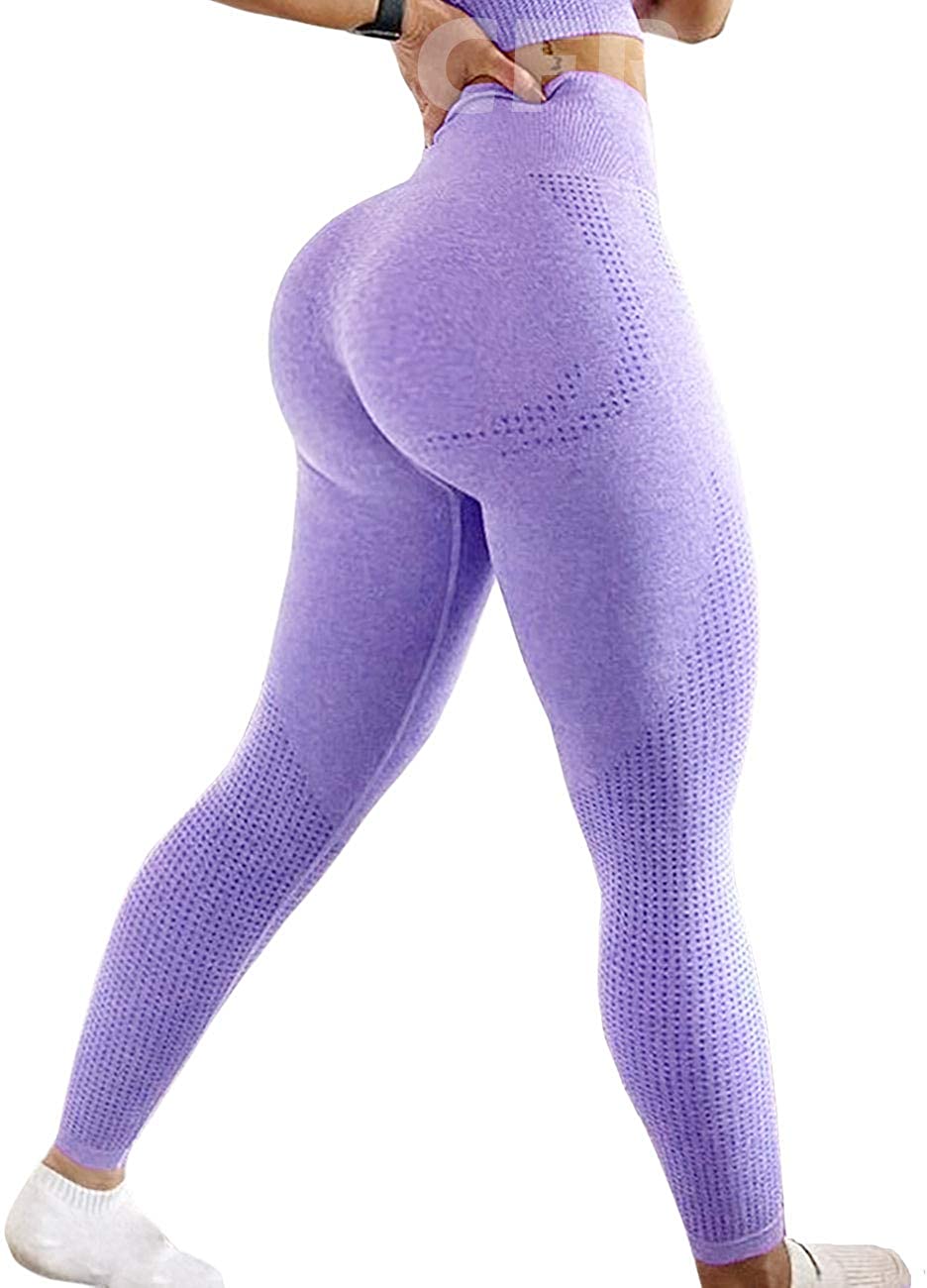  CFR Women Workout Biker Shorts Seamless Scrunch Butt Lifting High  Waist Leggings Squat Proof Sport Gym Yoga Hot Pants A-Ruched Booty Black