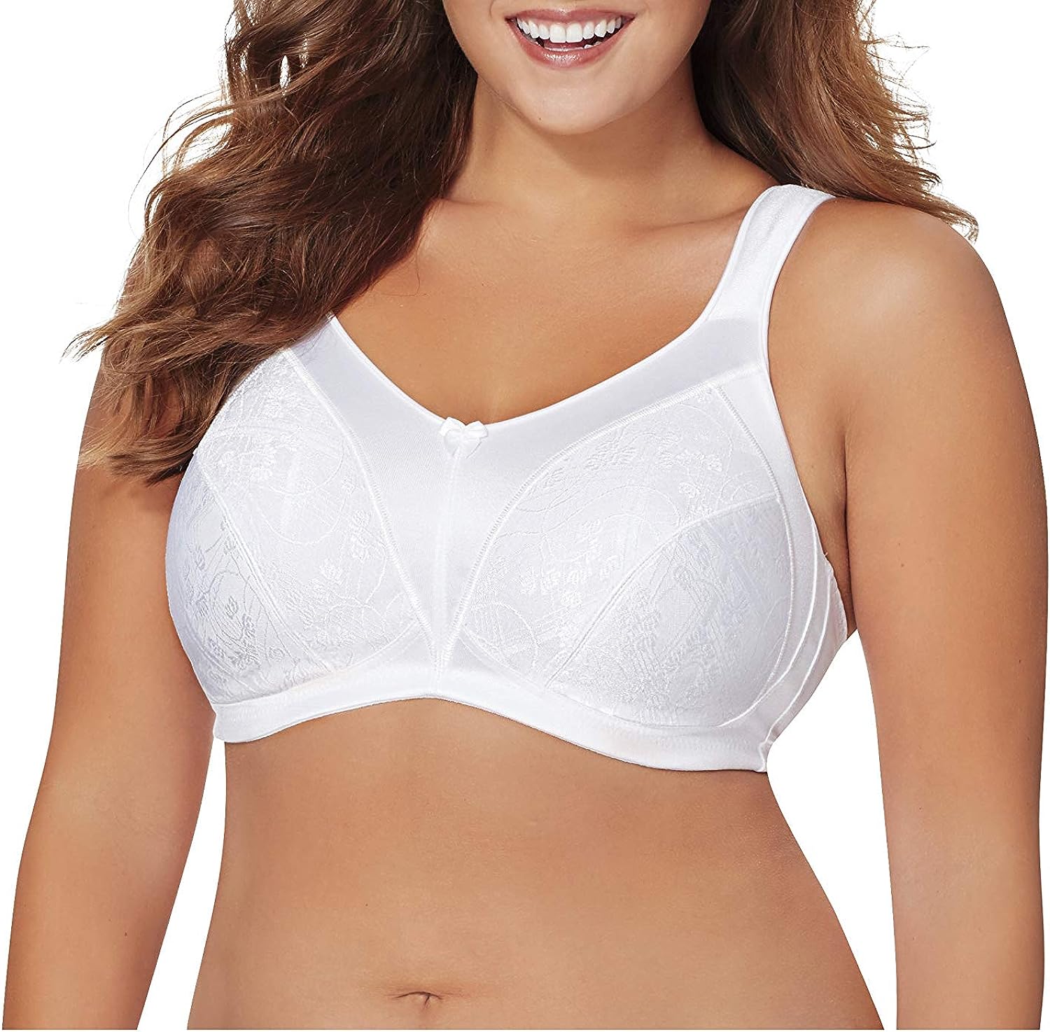 Just My Size Women's Comfort Strap Minimizer Soft Cup Bra : :  Clothing, Shoes & Accessories