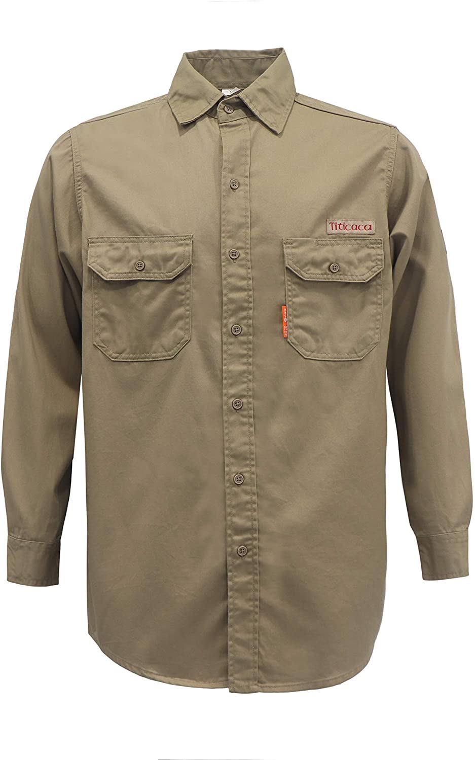 Titicaca FR Shirt Flame Resistant Men's Cotton 6.5oz Lightweight Uniform Shirt 